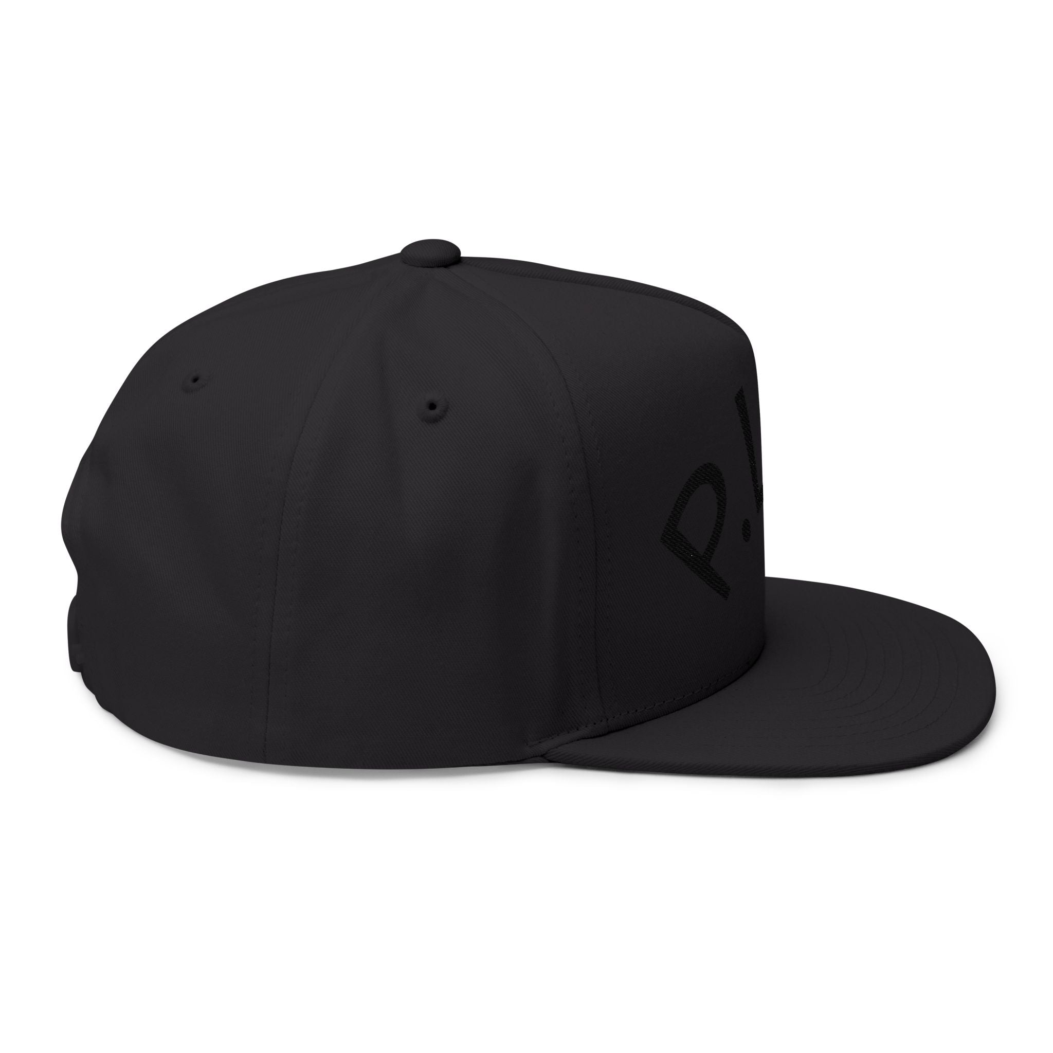 P.L.D. Embroidered Flat Bill Cap