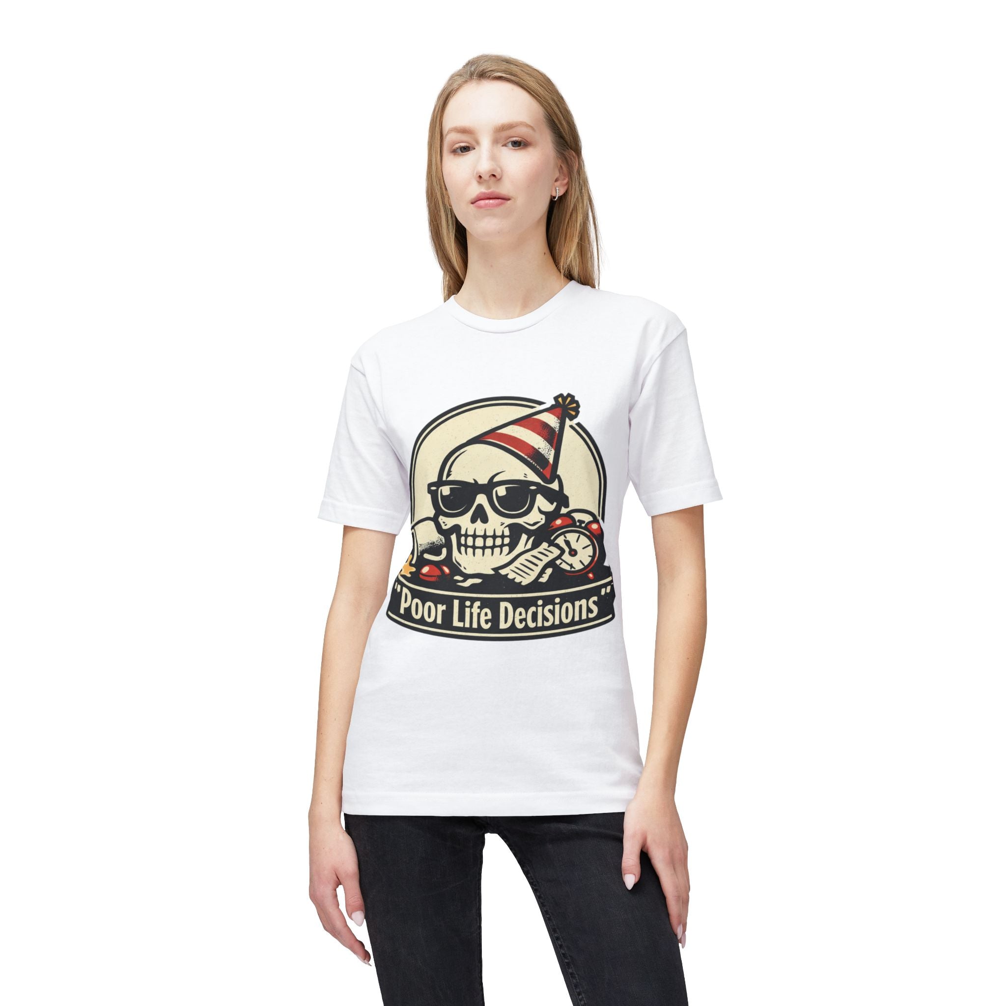 Poor Life Decisions Skull T-Shirt