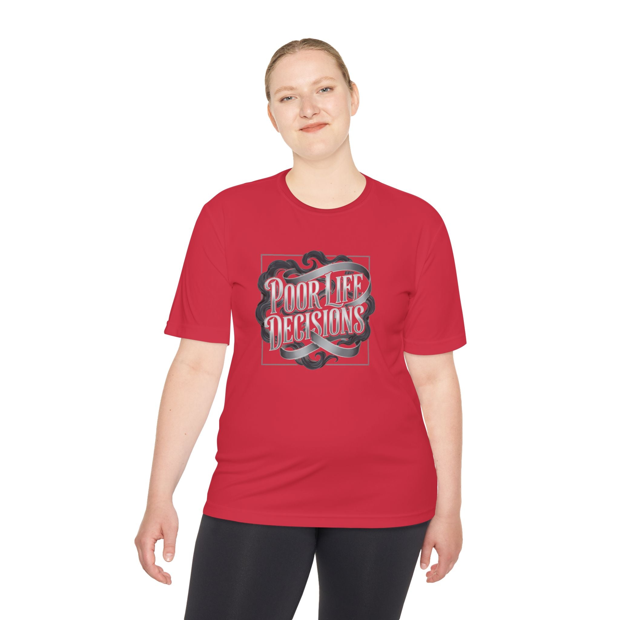 Pouring Decisions Graphic Tee — Retro Script Smoke Design