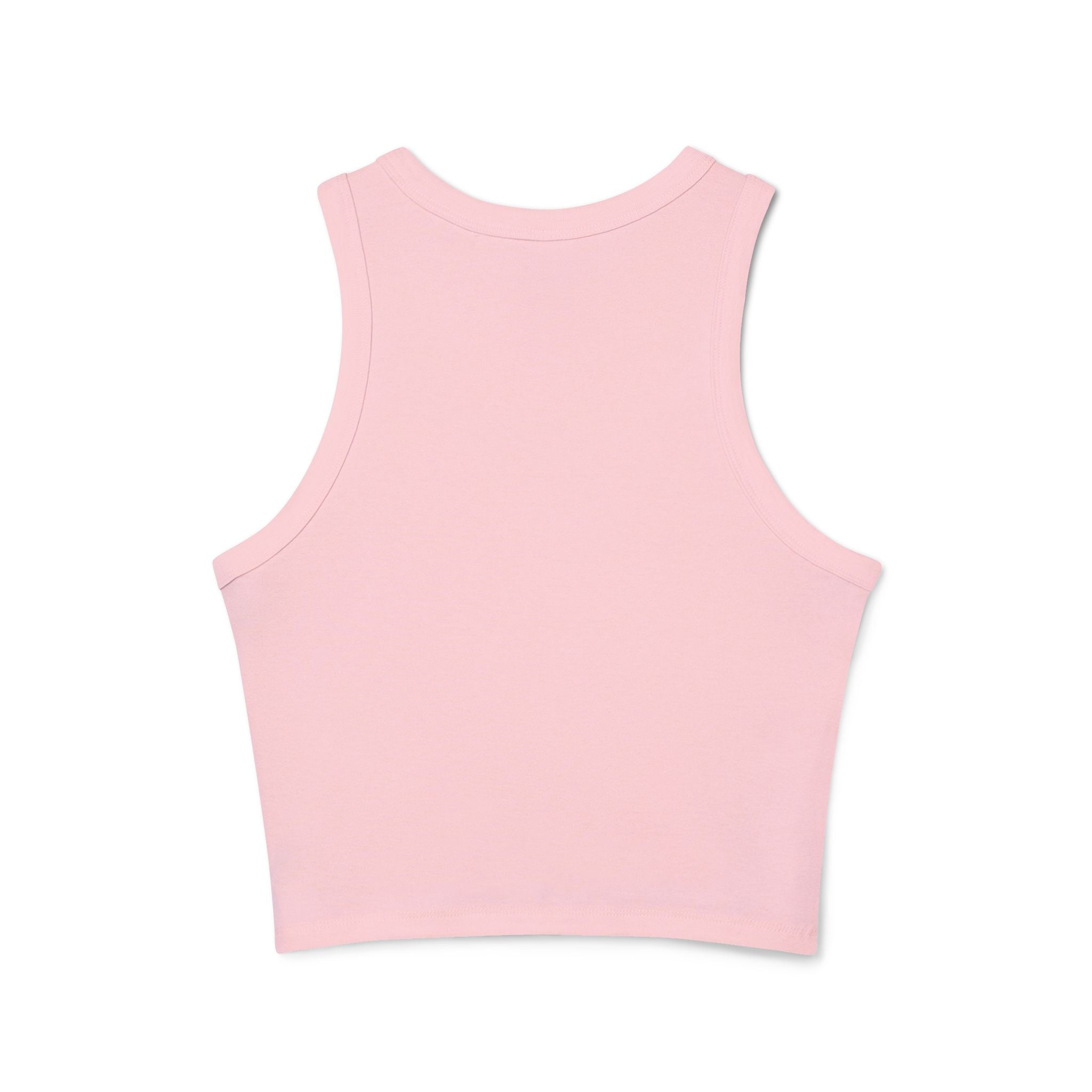 PLD 26 Gothic Crop Tank Top — Women's Racer Ribbed Tank