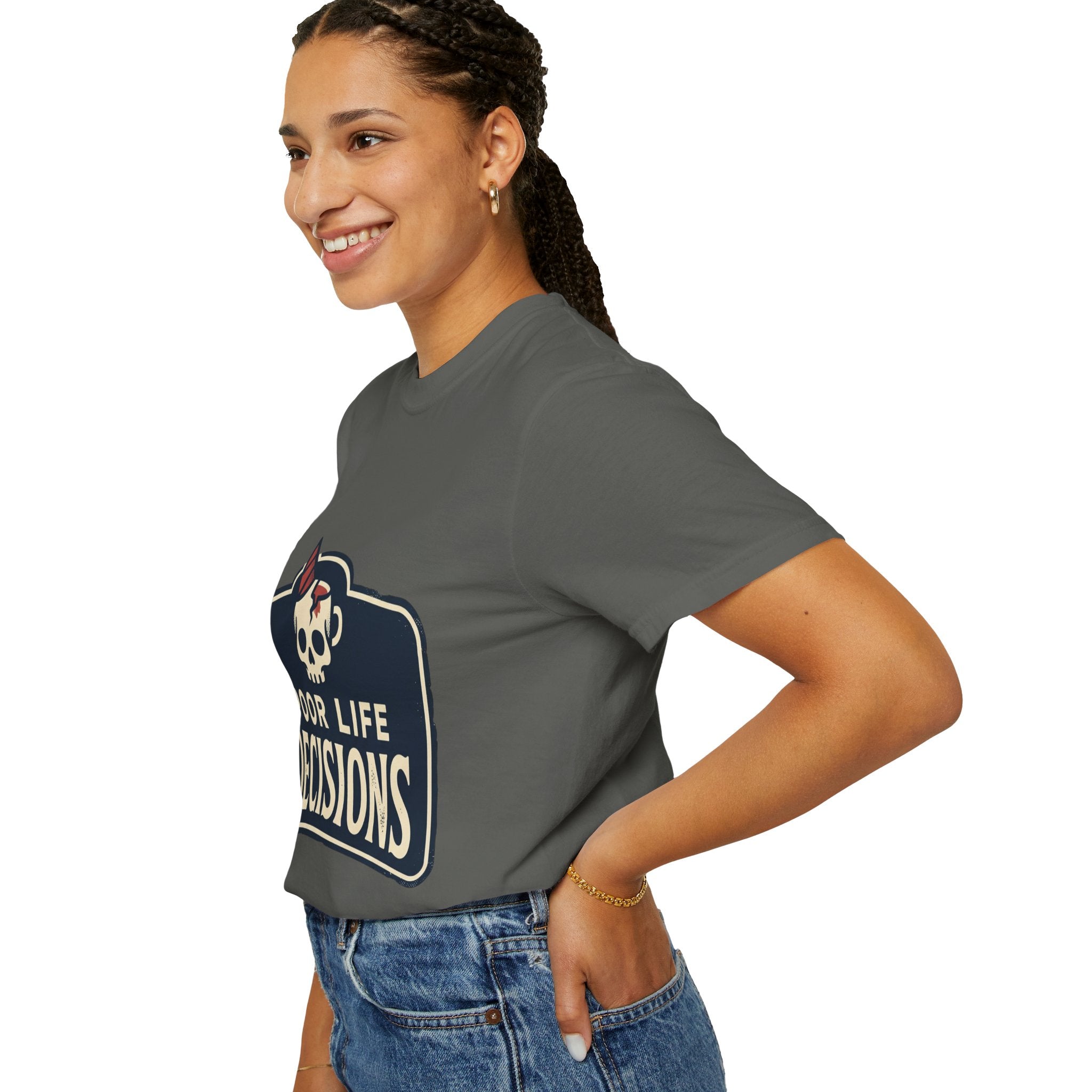 Poor Life Decisions Skull T-Shirt