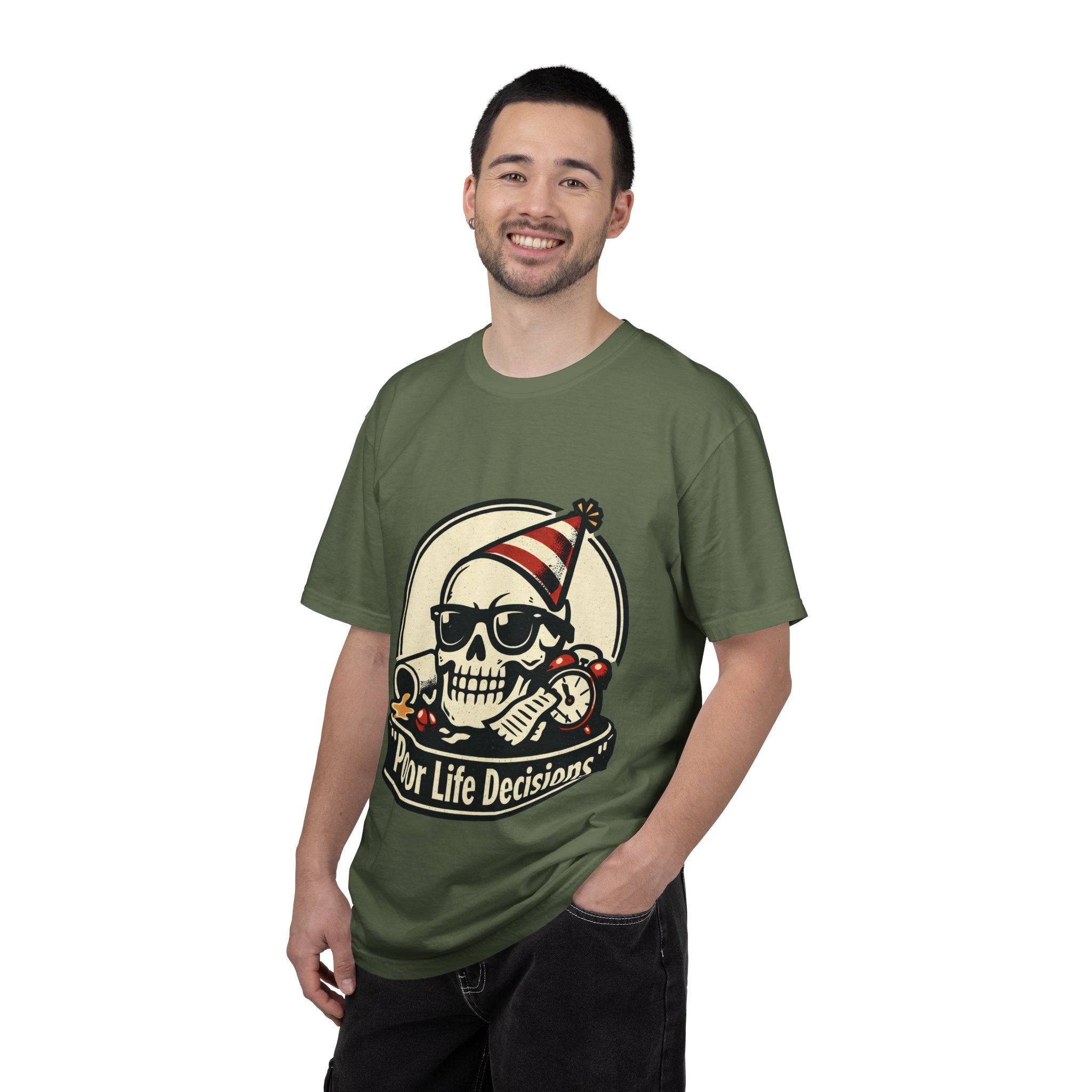 Poor Life Decisions Skull T-Shirt