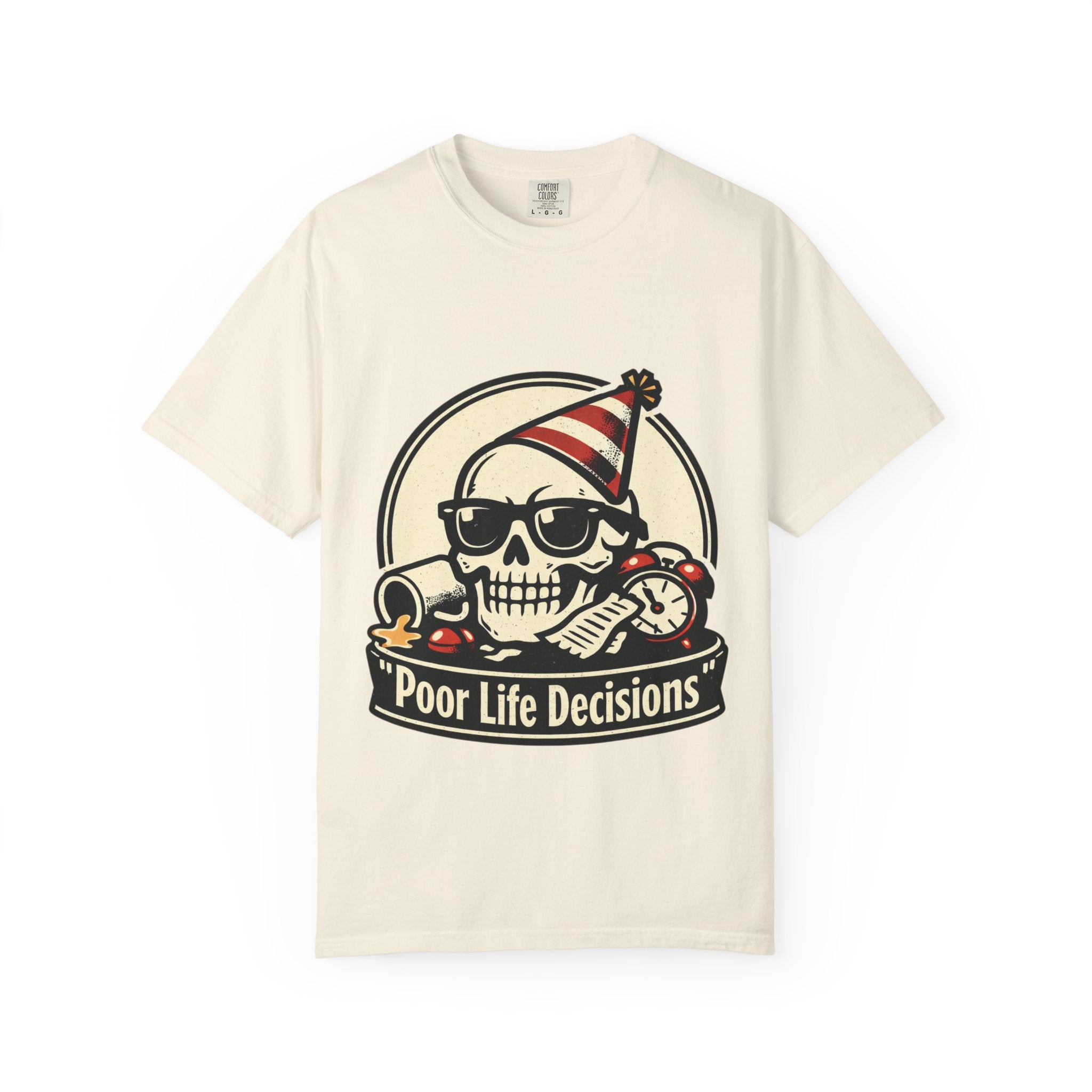 Poor Life Decisions Skull T-Shirt