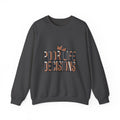 Crewneck Sweatshirt — 'Poor Life Decisions' Retro Crown Graphic