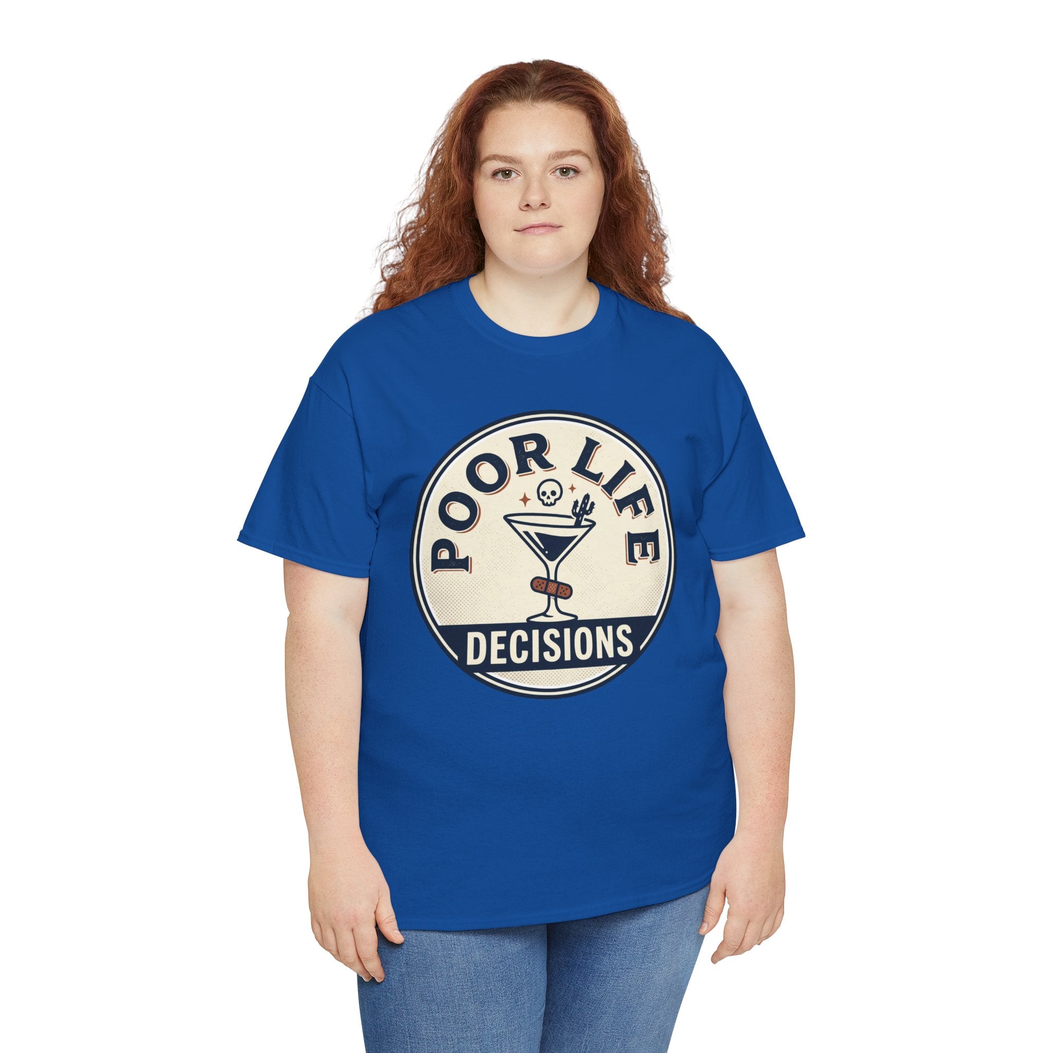 Poor Life Decisions T-Shirt — Funny Cocktail Graphic Tee for Party Lovers
