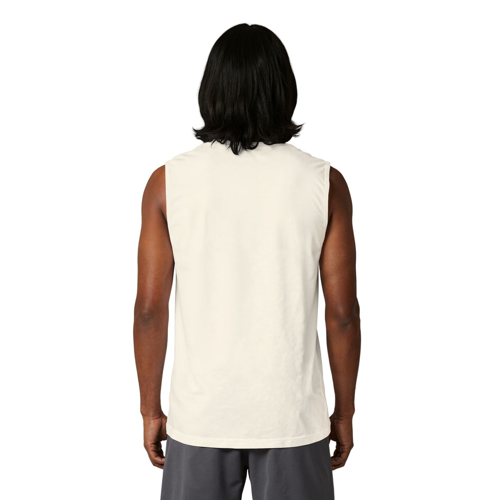 Muscle Tank — 'Pour The Illusions' Retro Script Graphic Tank Top