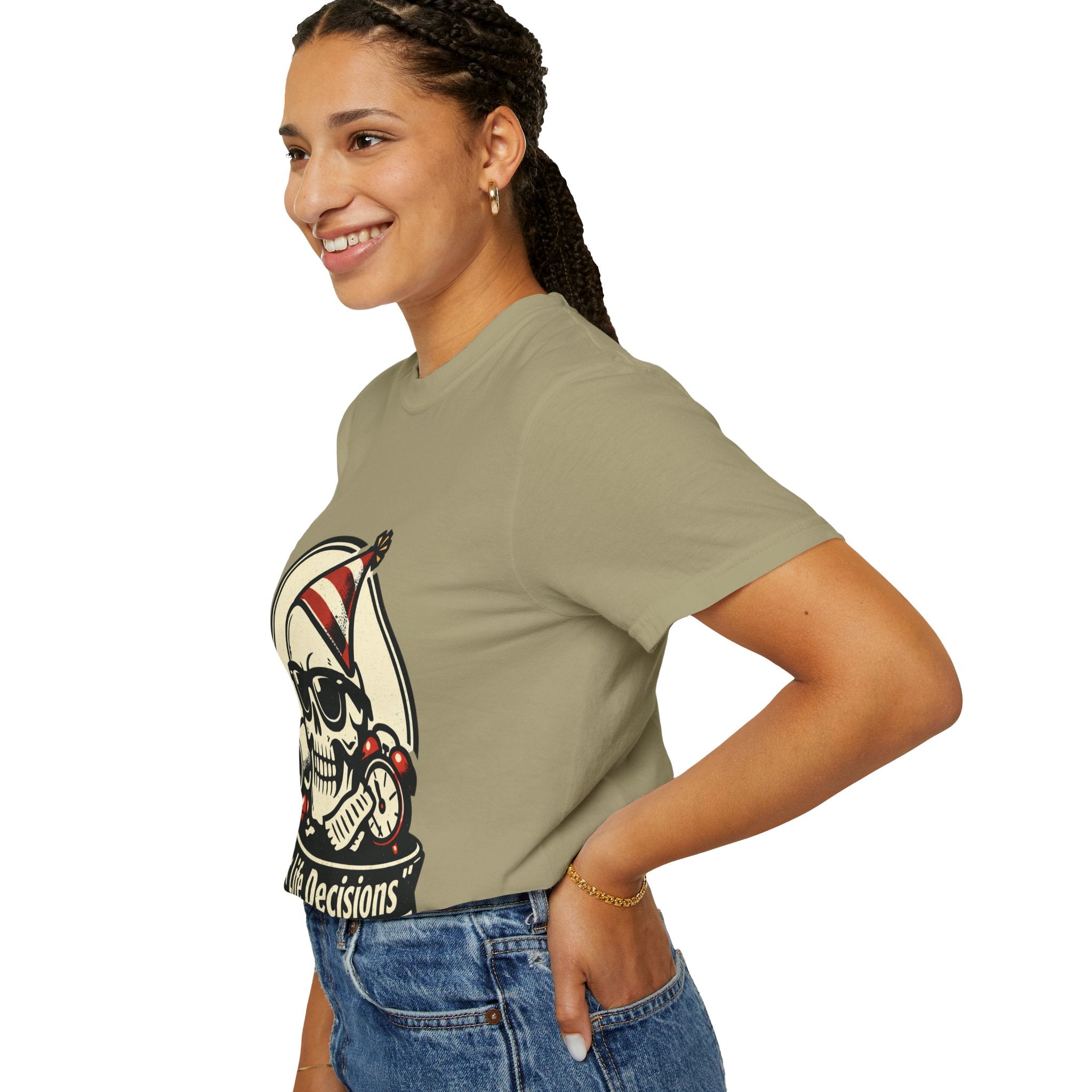Poor Life Decisions Skull T-Shirt