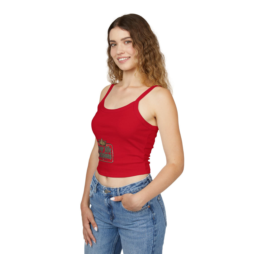 Vintage Crown 'Proof the Kingdom' Women's Spaghetti Strap Tank Top