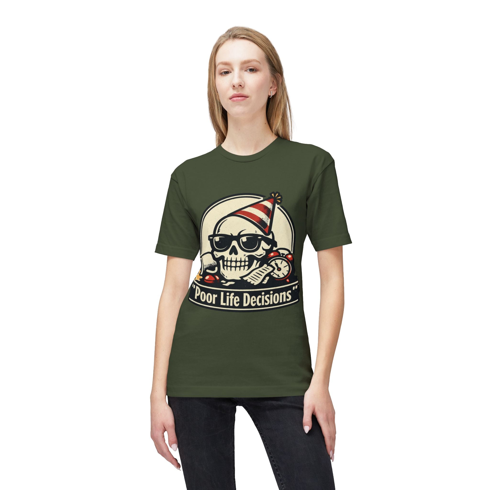 Poor Life Decisions Skull T-Shirt
