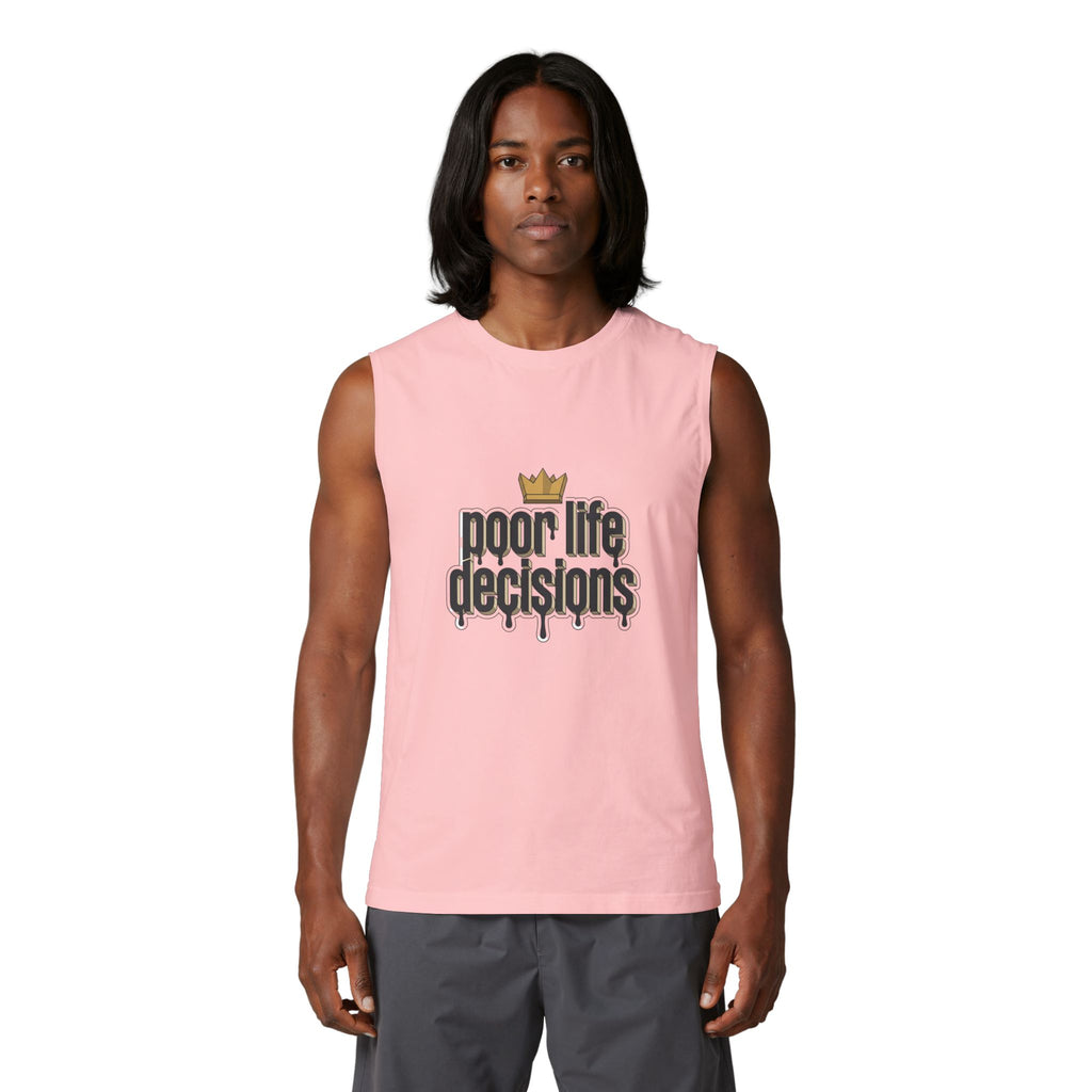 'Poor Life Decisions' Muscle Tank — Funny Streetwear Graphic Tank Top
