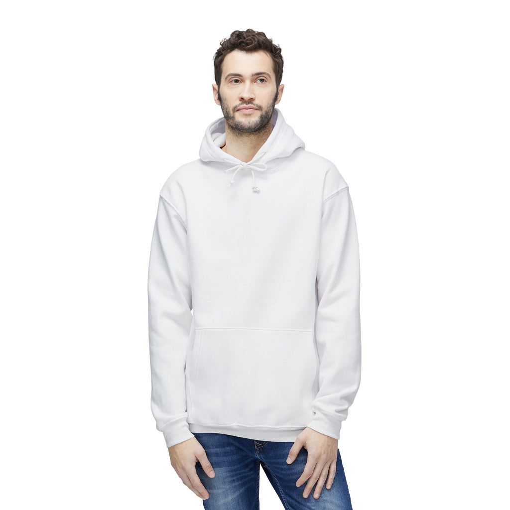Poor Life Decisions Hoodie — White Graphic Hooded Sweatshirt