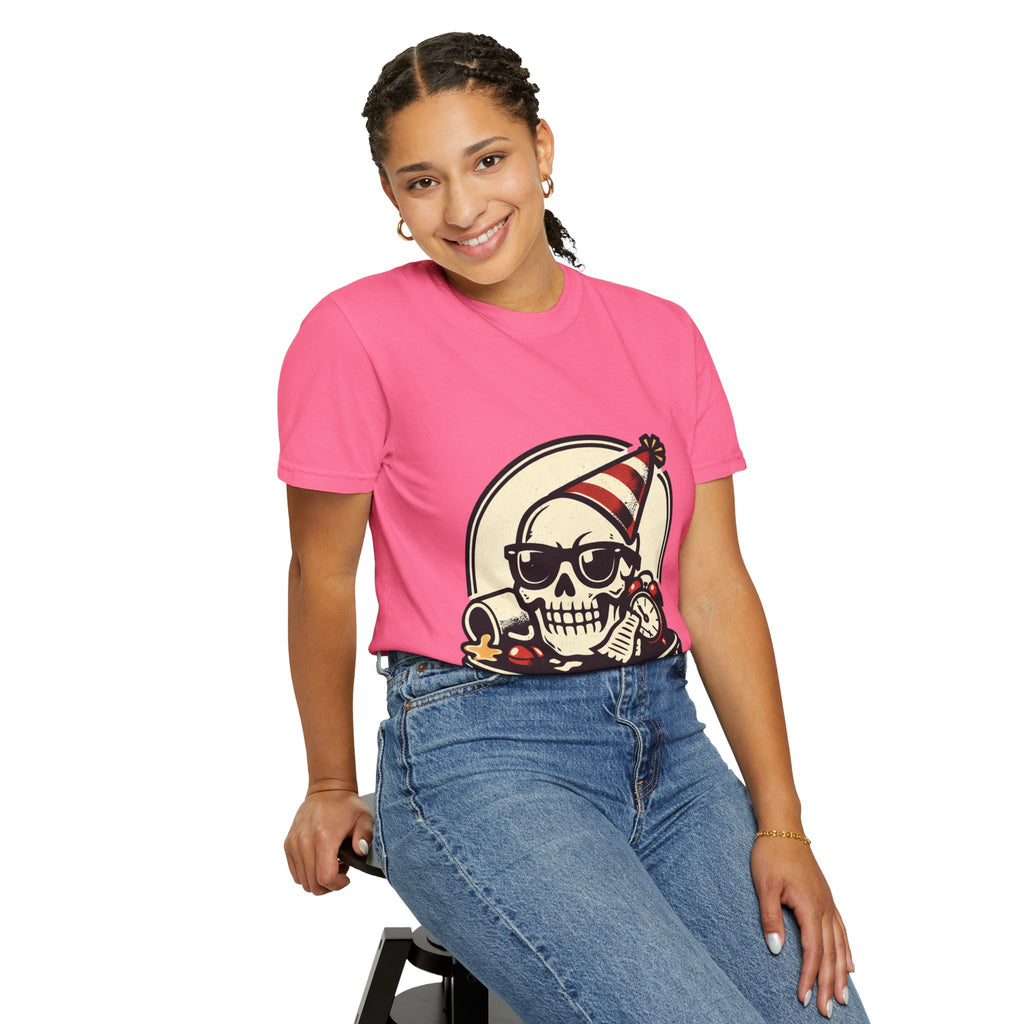Poor Life Decisions Skull T-Shirt — Funny Party Skull Graphic Tee