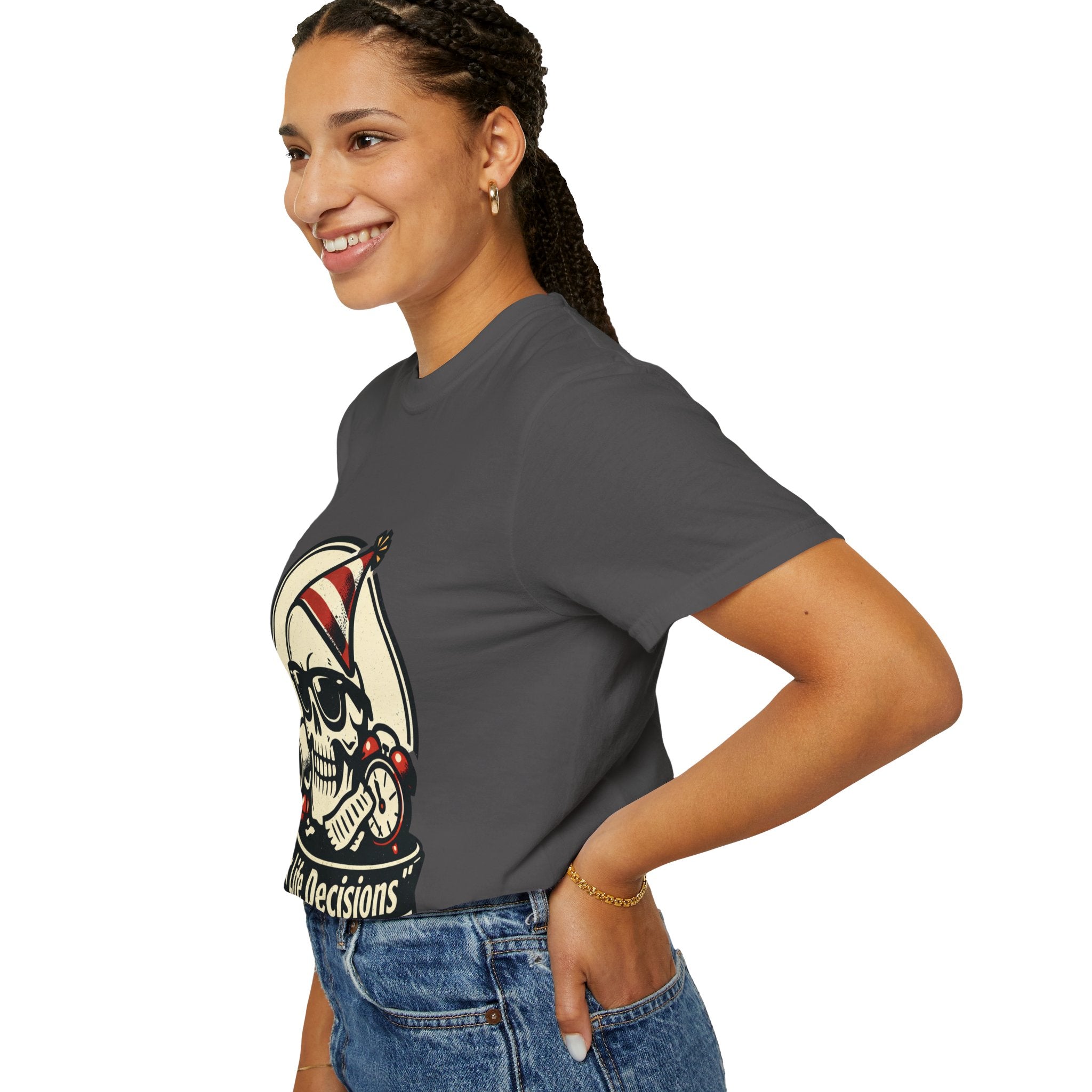Poor Life Decisions Skull T-Shirt