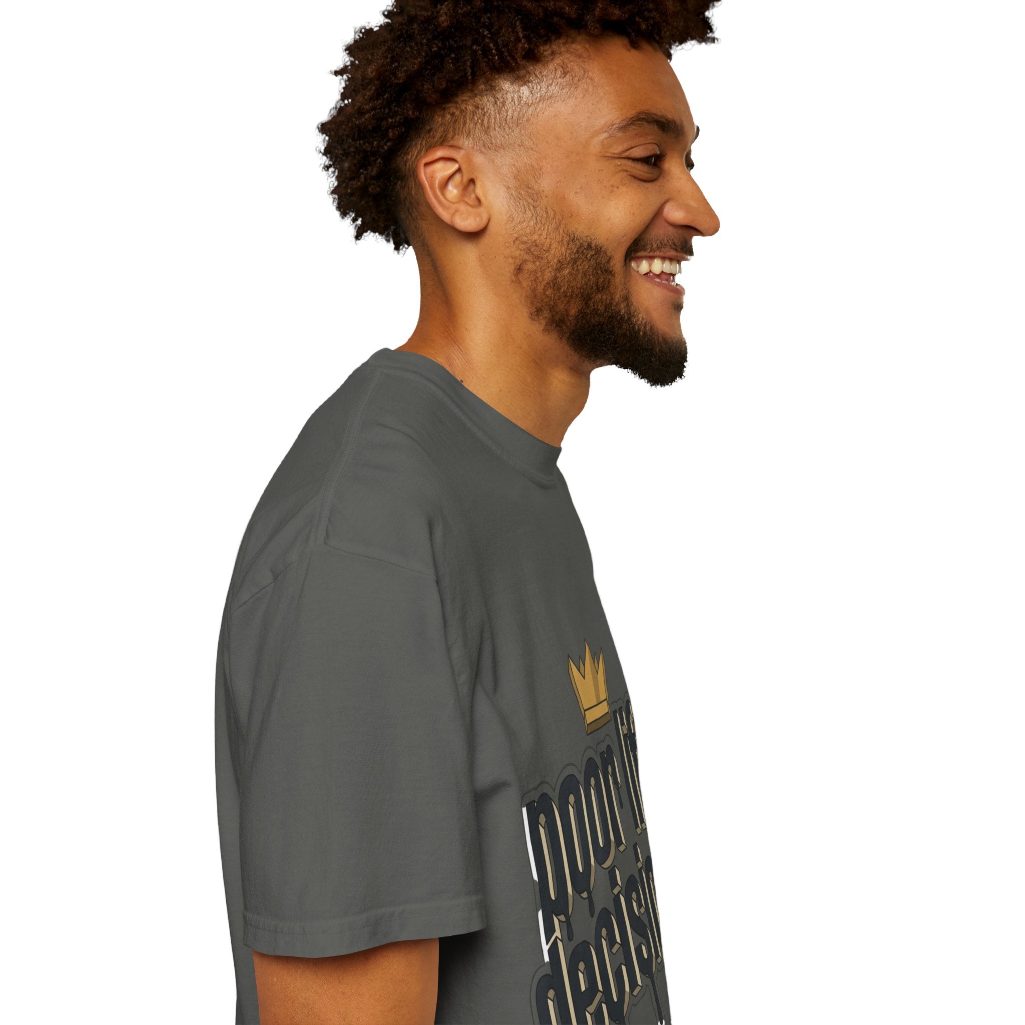 Poor Life Decisions Graphic T-Shirt — Drip Crown Streetwear Tee