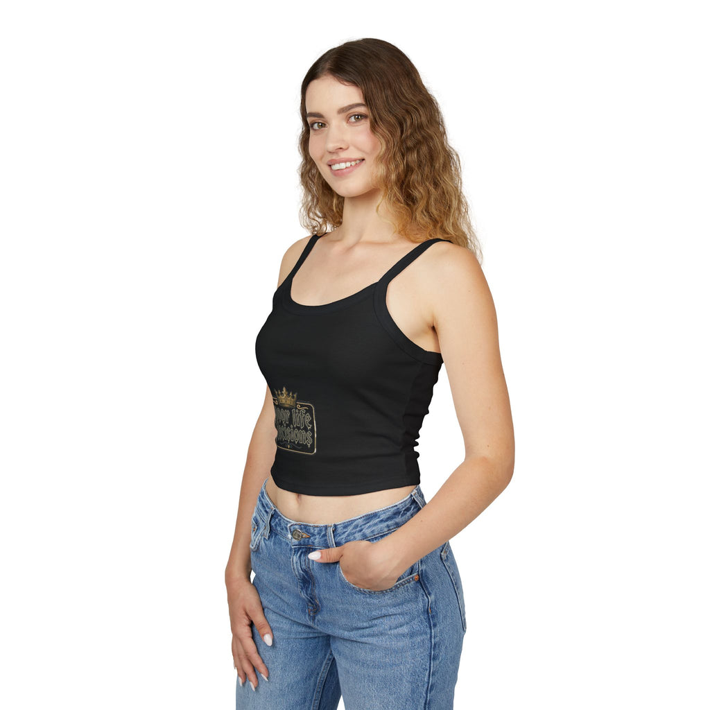 Vintage Crown 'Proof the Kingdom' Women's Spaghetti Strap Tank Top