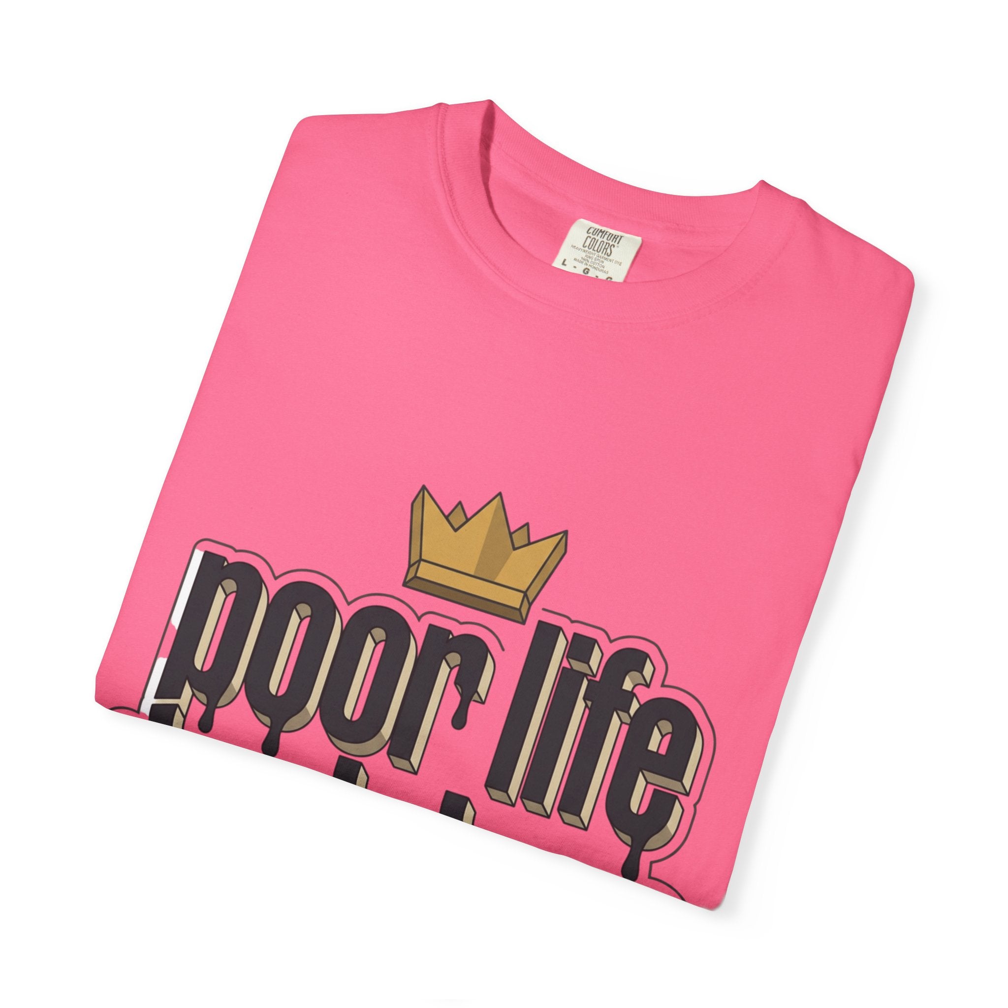 T-Shirt — "Poor Life Decisions" Crown Graphic Tee