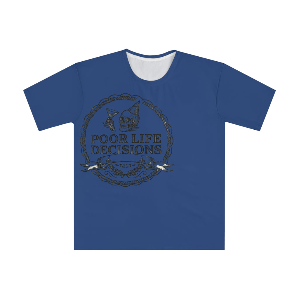 Men's 'Poor Life Decisions' Graphic T-Shirt - Funny Drinking & Party Tee