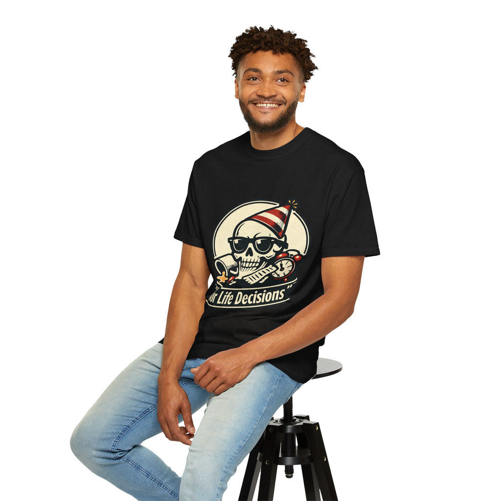 Poor Life Decisions Skull T-Shirt