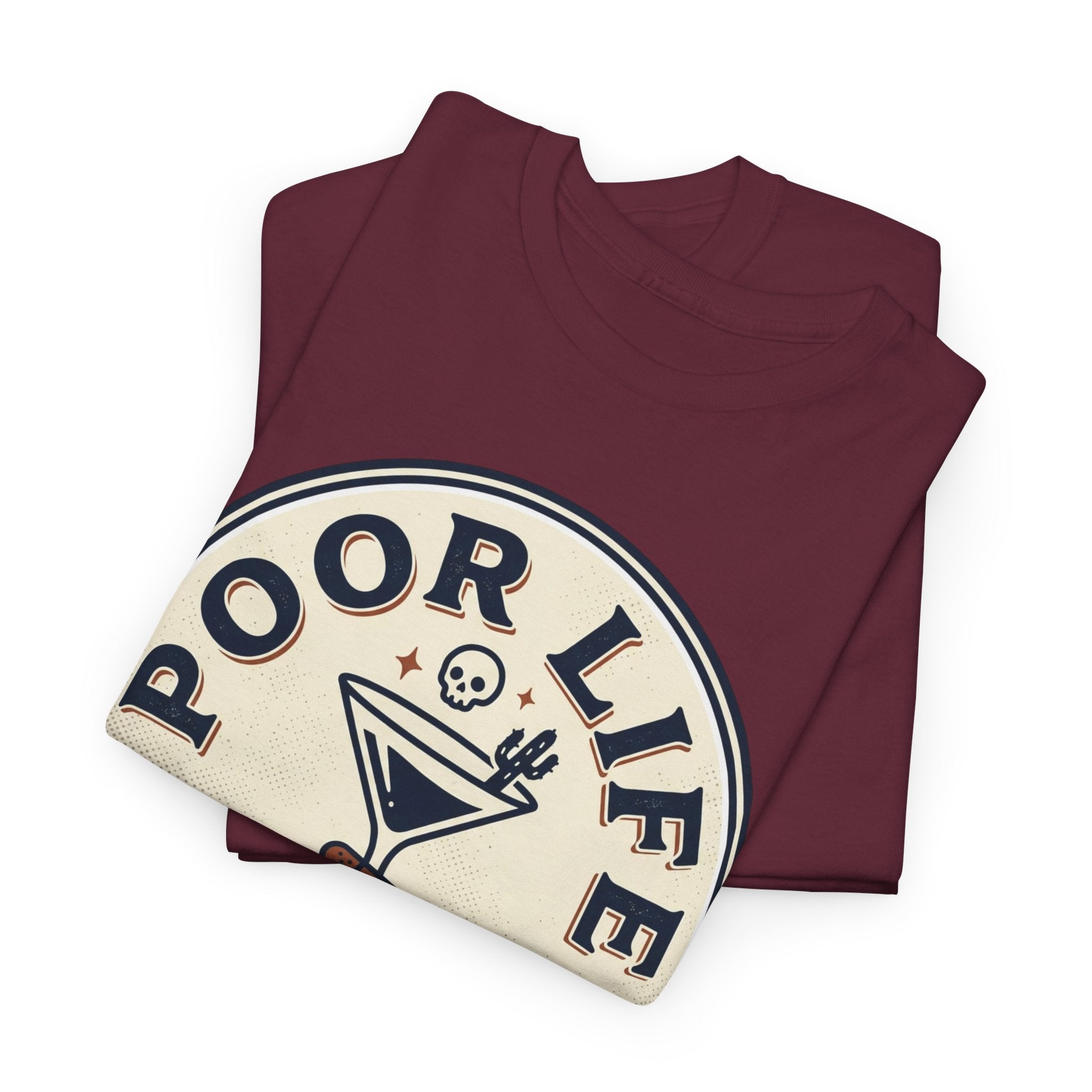 Poor Life Decisions T-Shirt — Funny Cocktail Graphic Tee for Party Lovers
