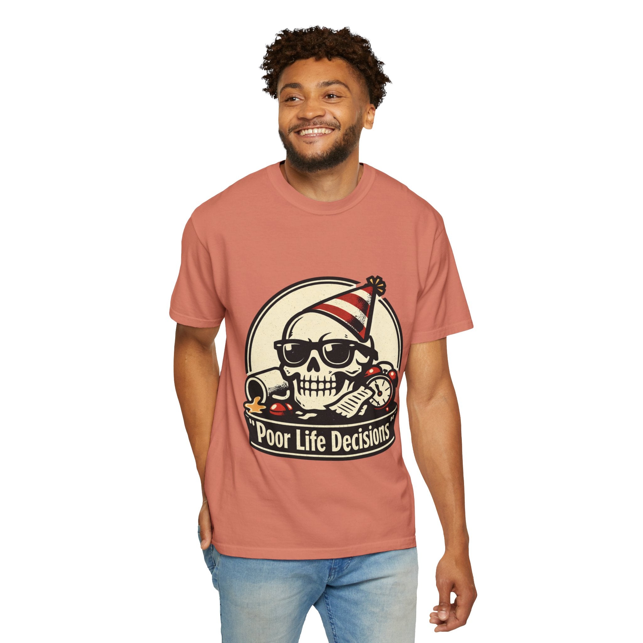 Poor Life Decisions Skull T-Shirt