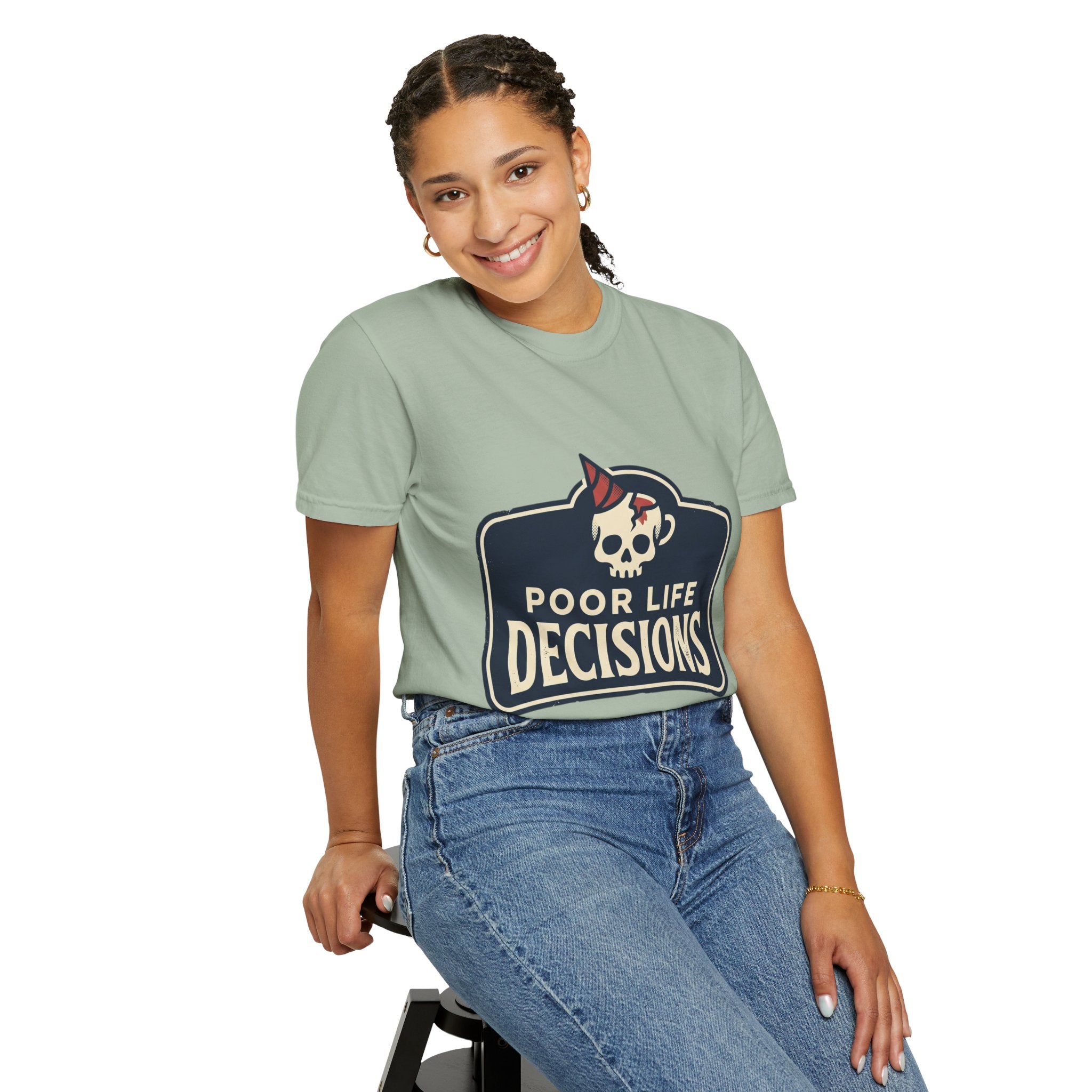 Poor Life Decisions Skull T-Shirt