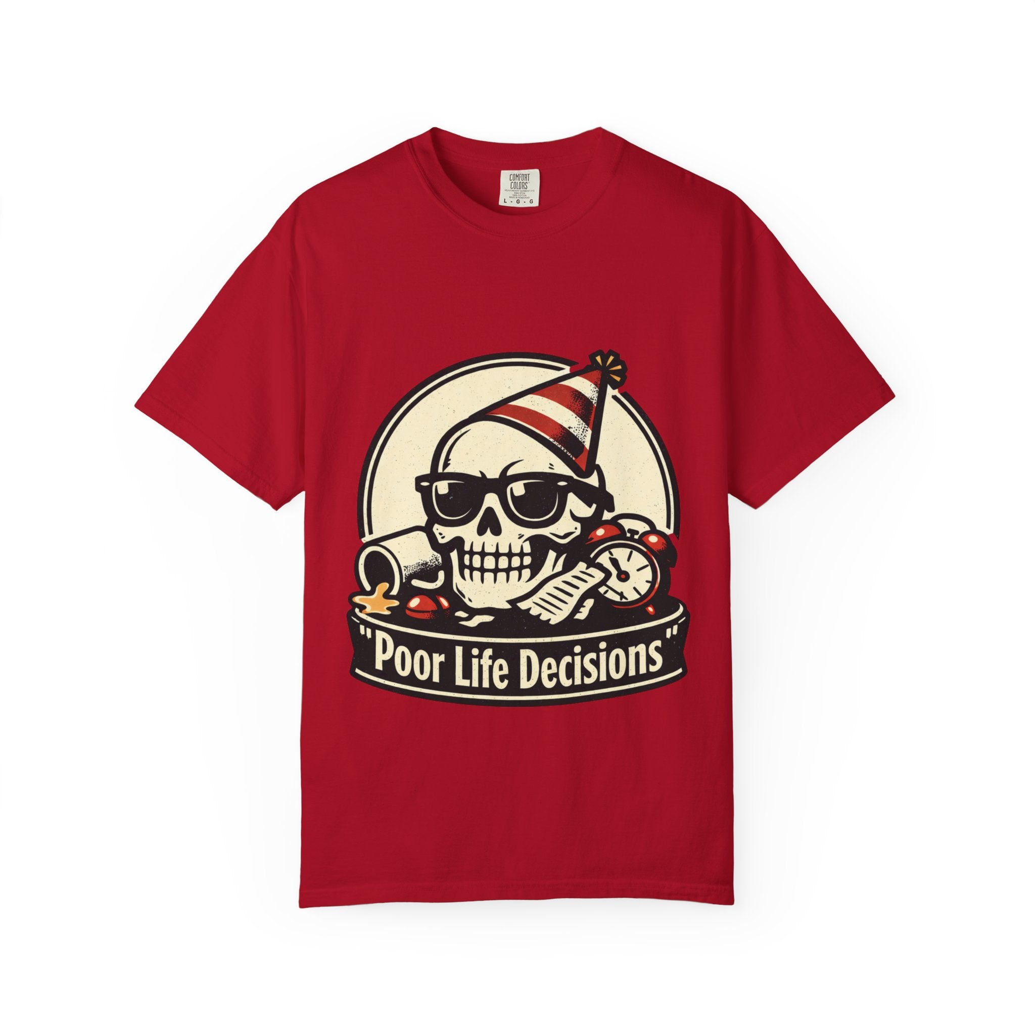 Poor Life Decisions Skull T-Shirt