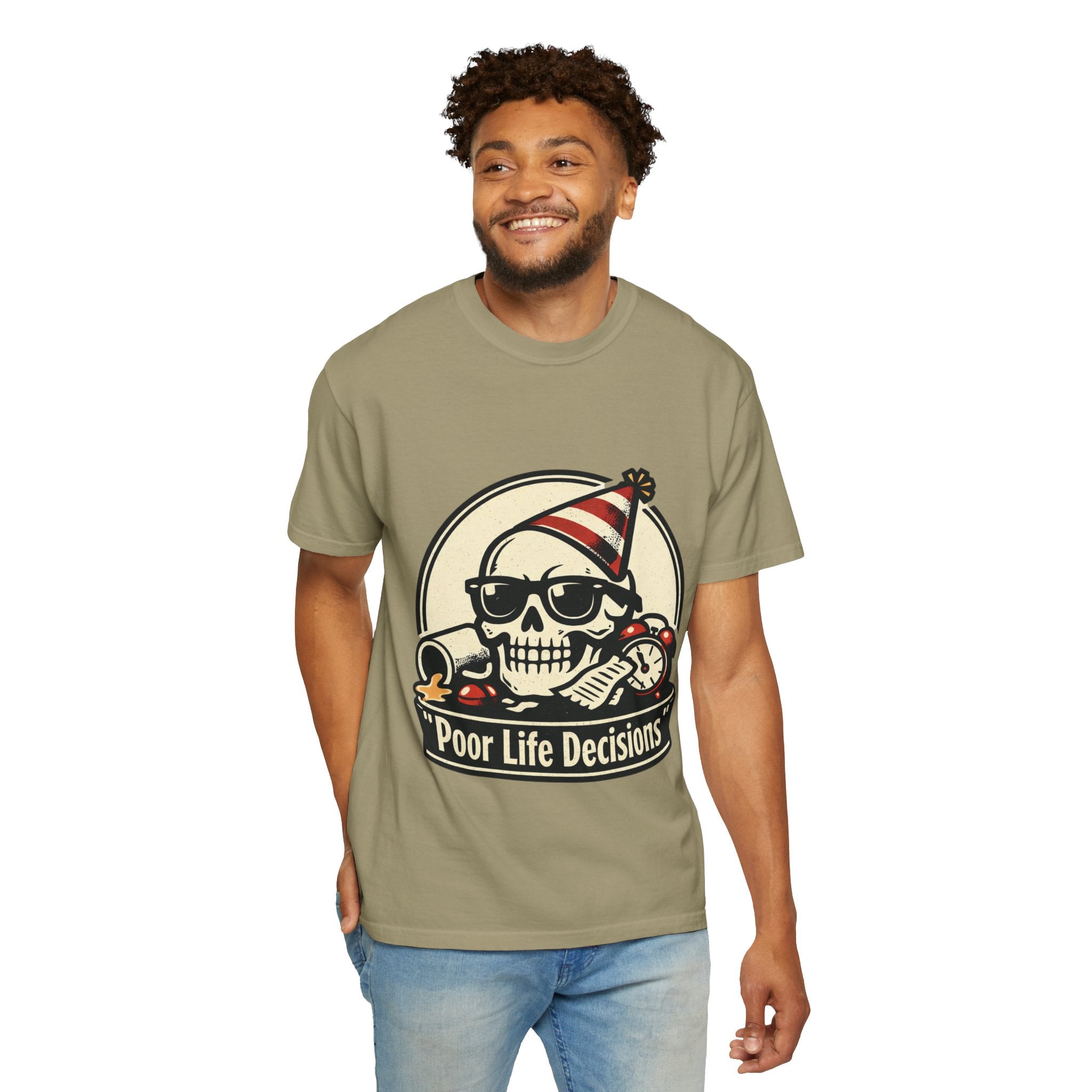 Poor Life Decisions Skull T-Shirt