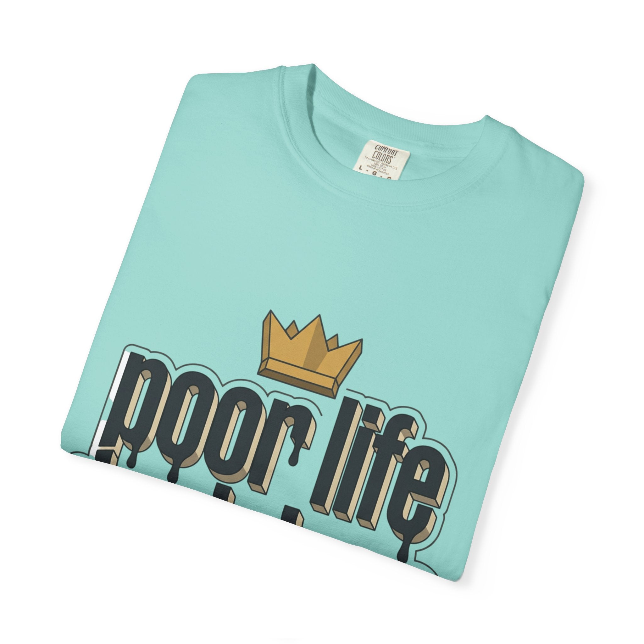 T-Shirt — "Poor Life Decisions" Crown Graphic Tee