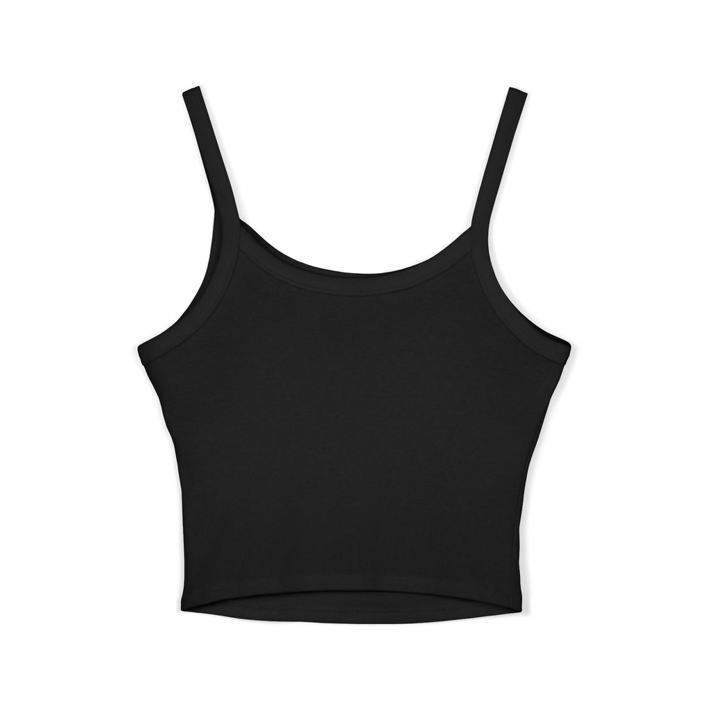 Spaghetti Tank Top — 'Poor Life Decisions' Crown Graphic