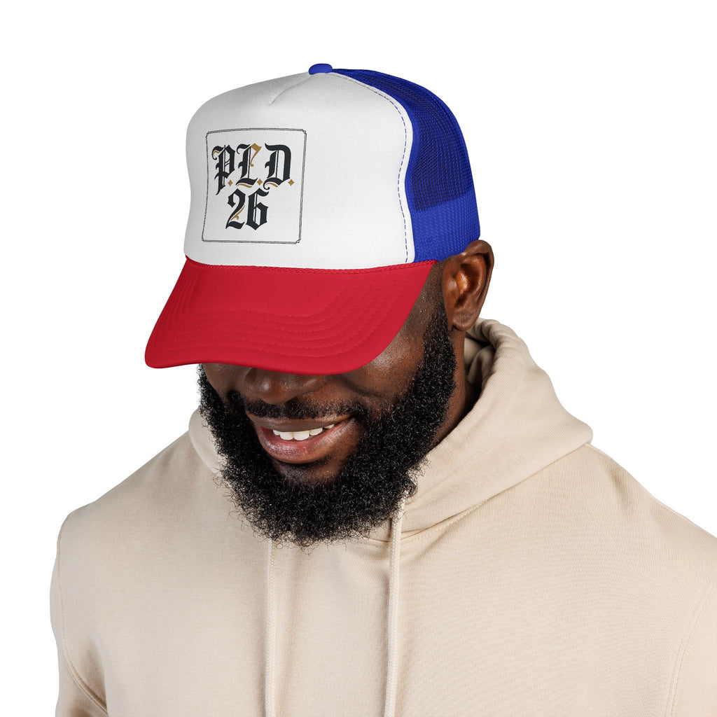 Trucker Cap — PLD 26 Gothic Logo Mesh Hat