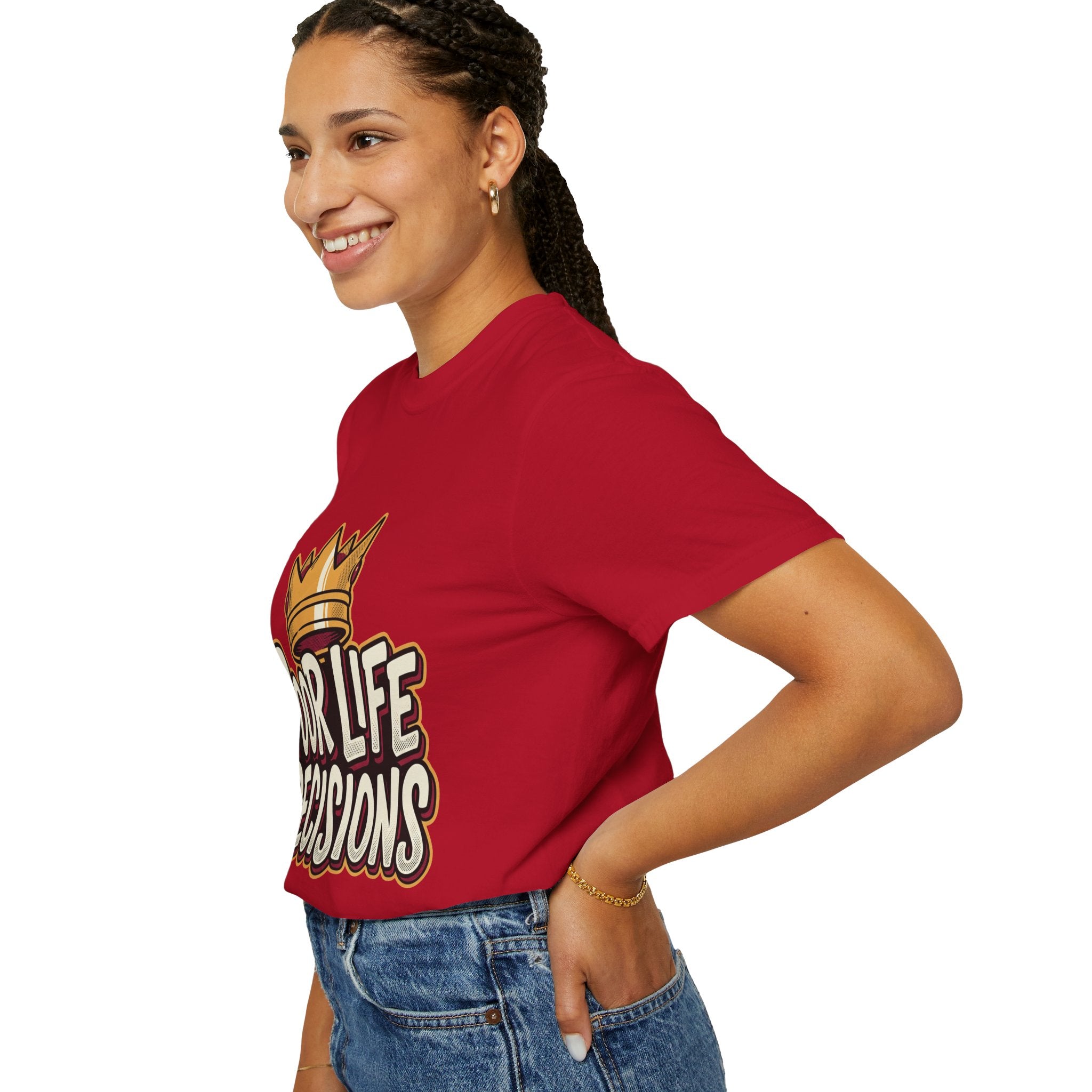 Poor Life Decisions T-Shirt — Funny Crown Graphic Tee
