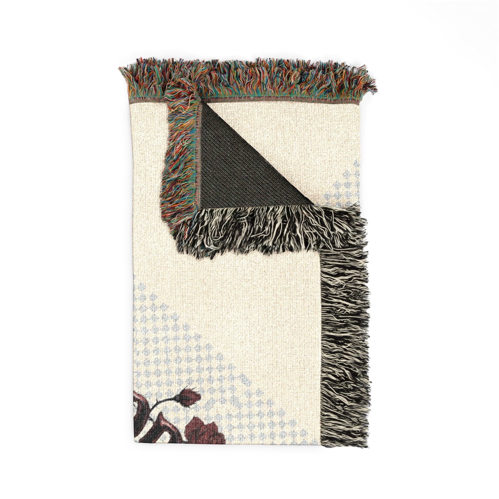 Woven Blanket — "People Like Discussions" Decorative Throw for Living Room & Gifts