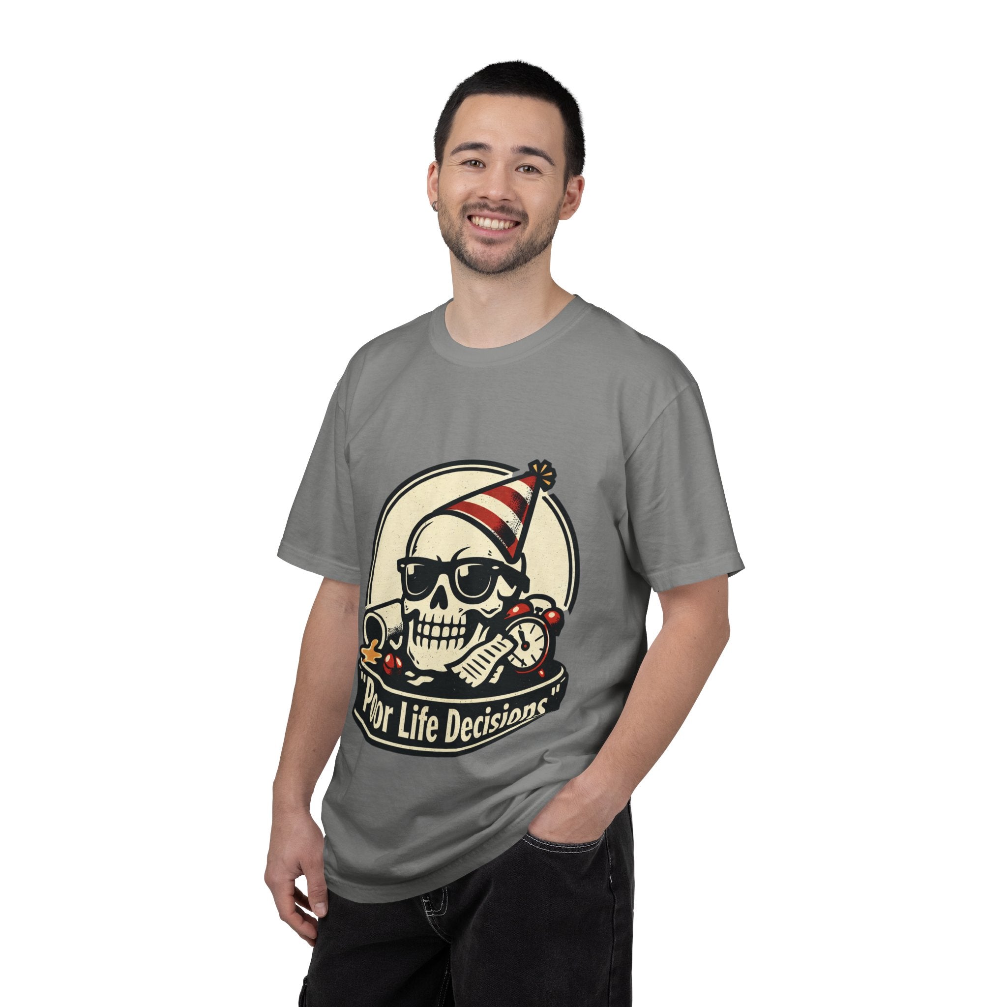 Poor Life Decisions Skull T-Shirt