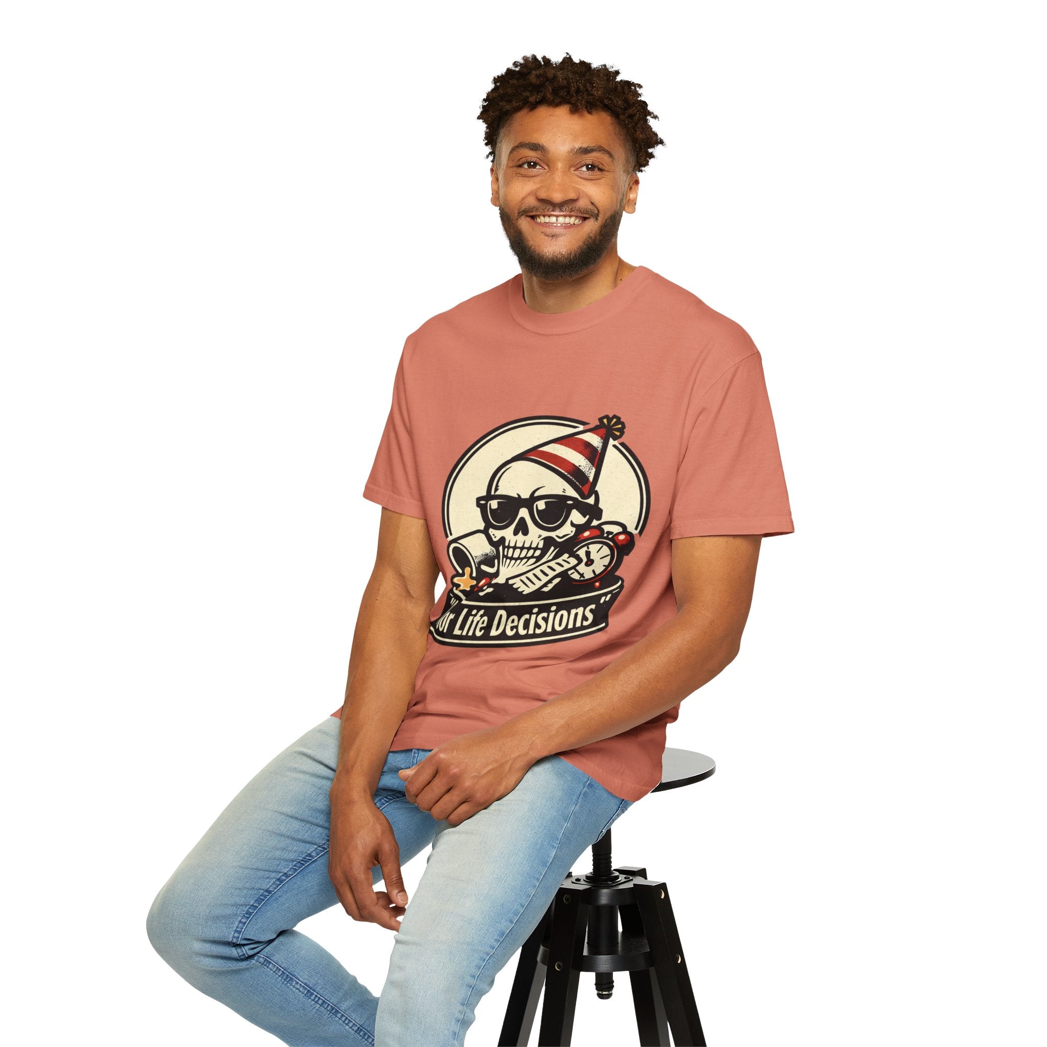 Poor Life Decisions Skull T-Shirt