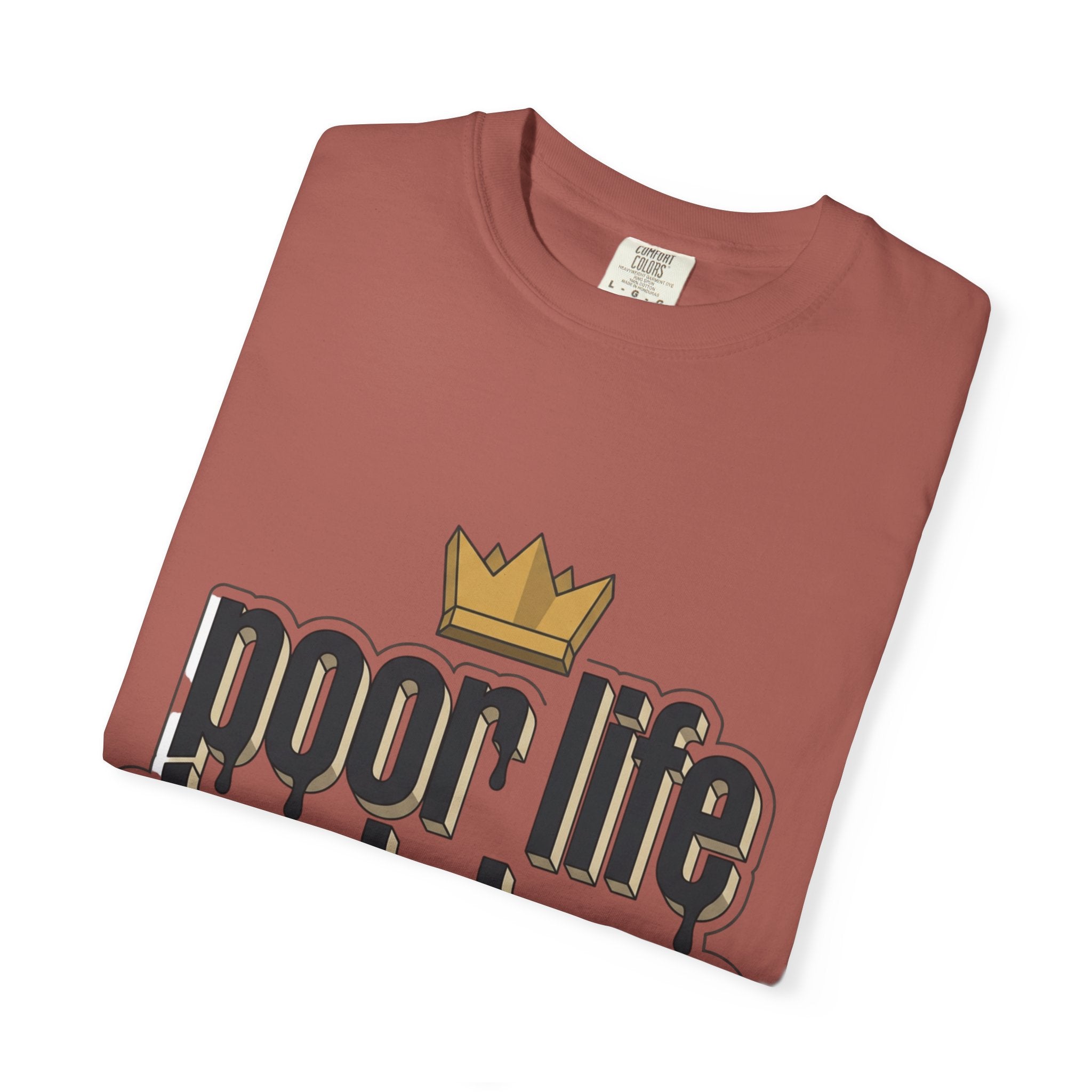 T-Shirt — "Poor Life Decisions" Crown Graphic Tee