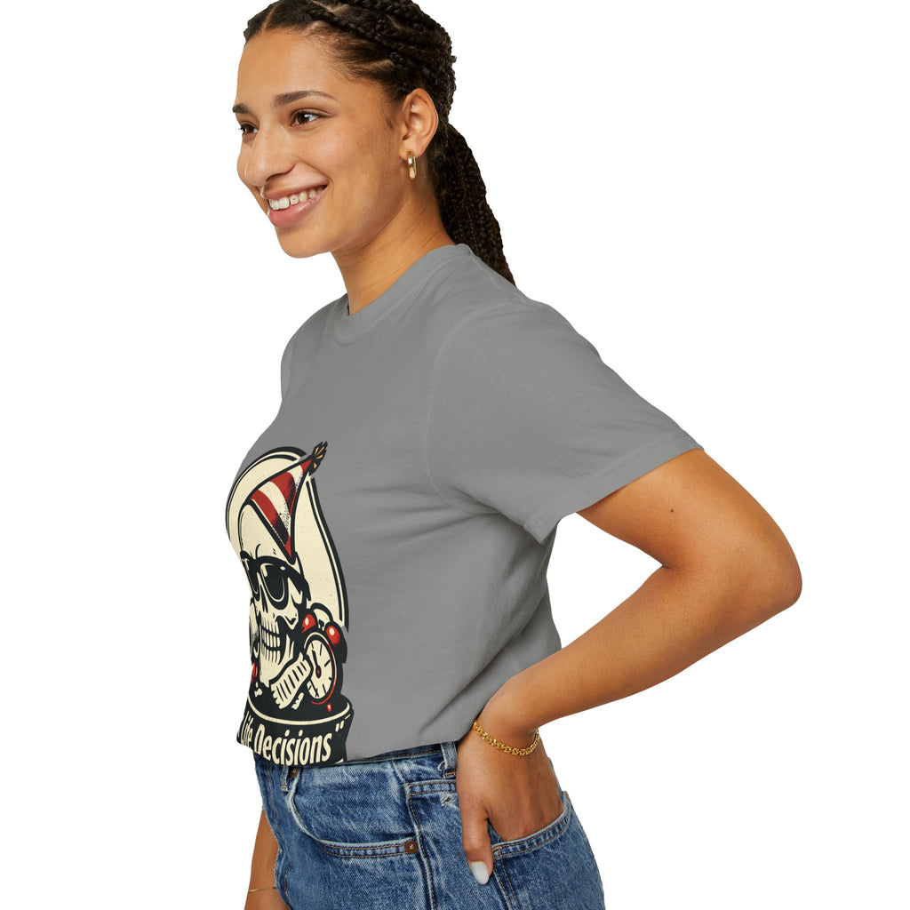 Poor Life Decisions Skull T-Shirt