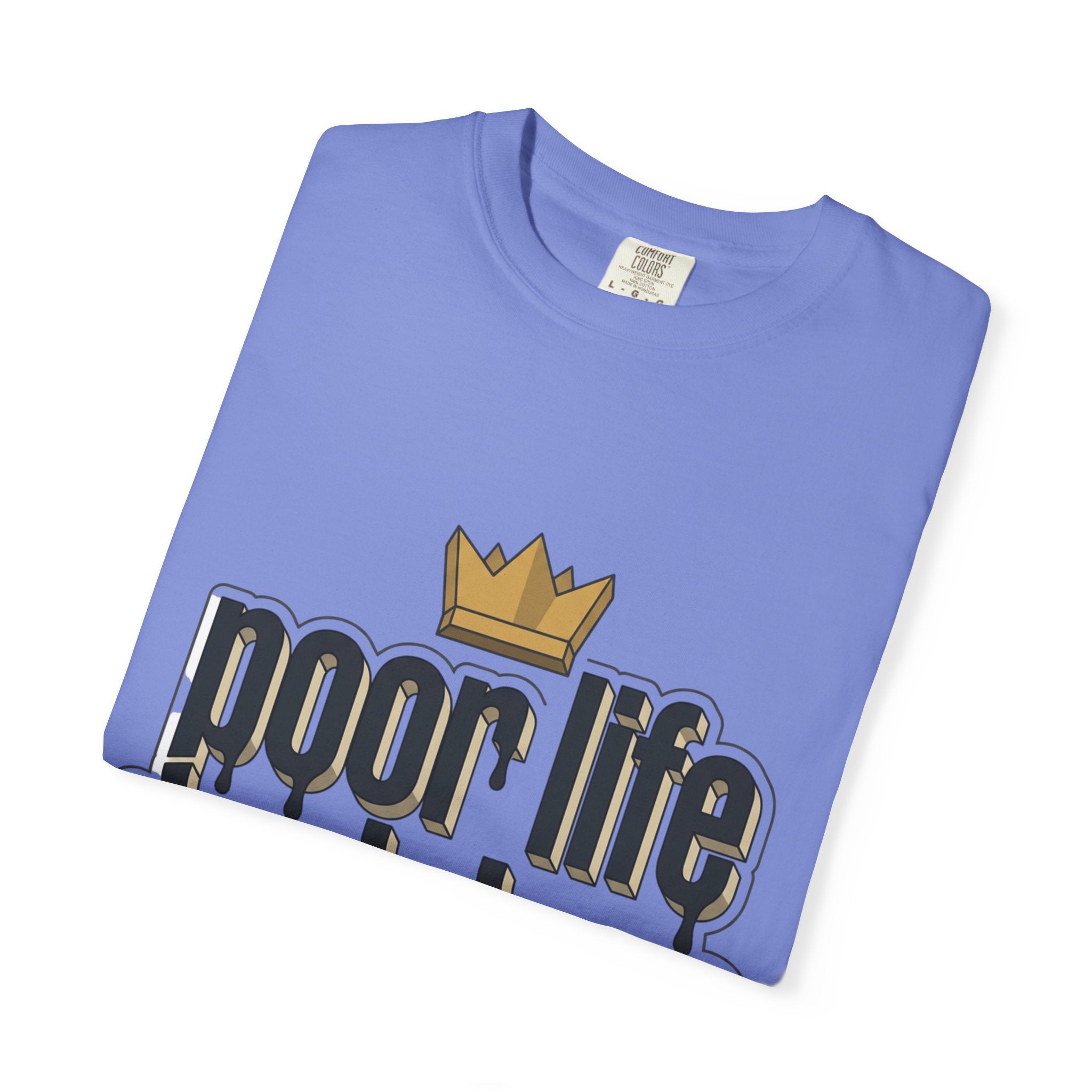 T-Shirt — "Poor Life Decisions" Crown Graphic Tee