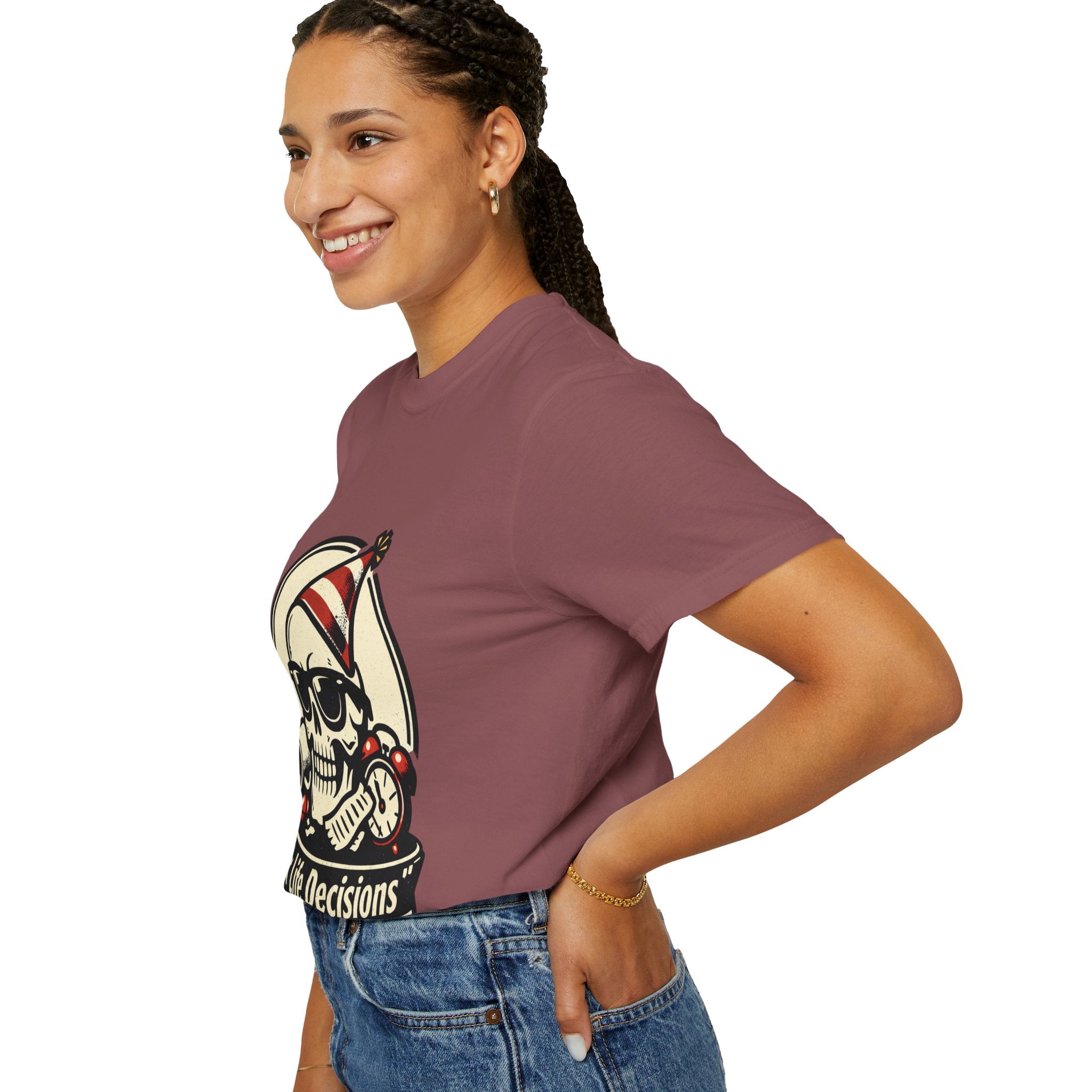 Poor Life Decisions Skull T-Shirt