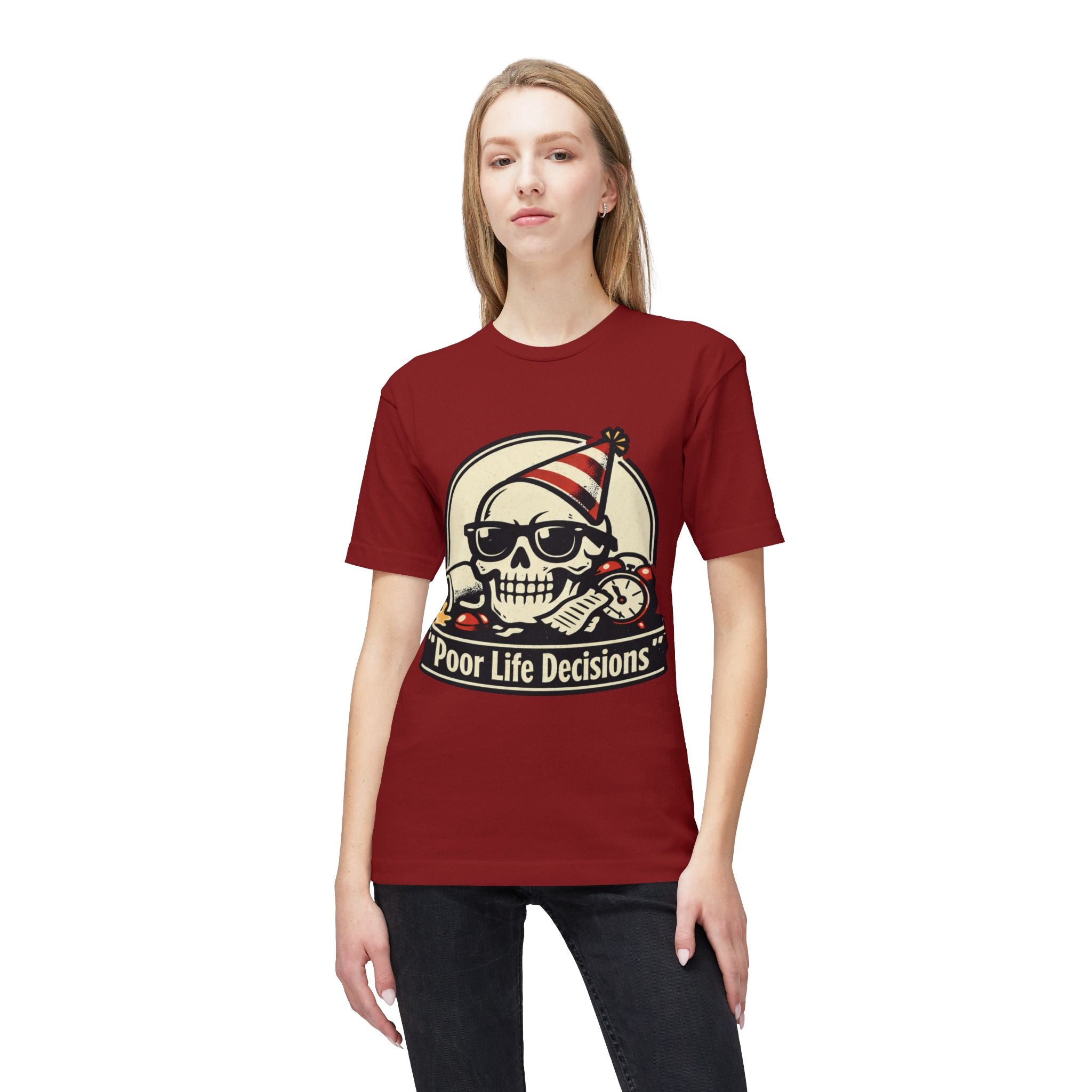 Poor Life Decisions Skull T-Shirt