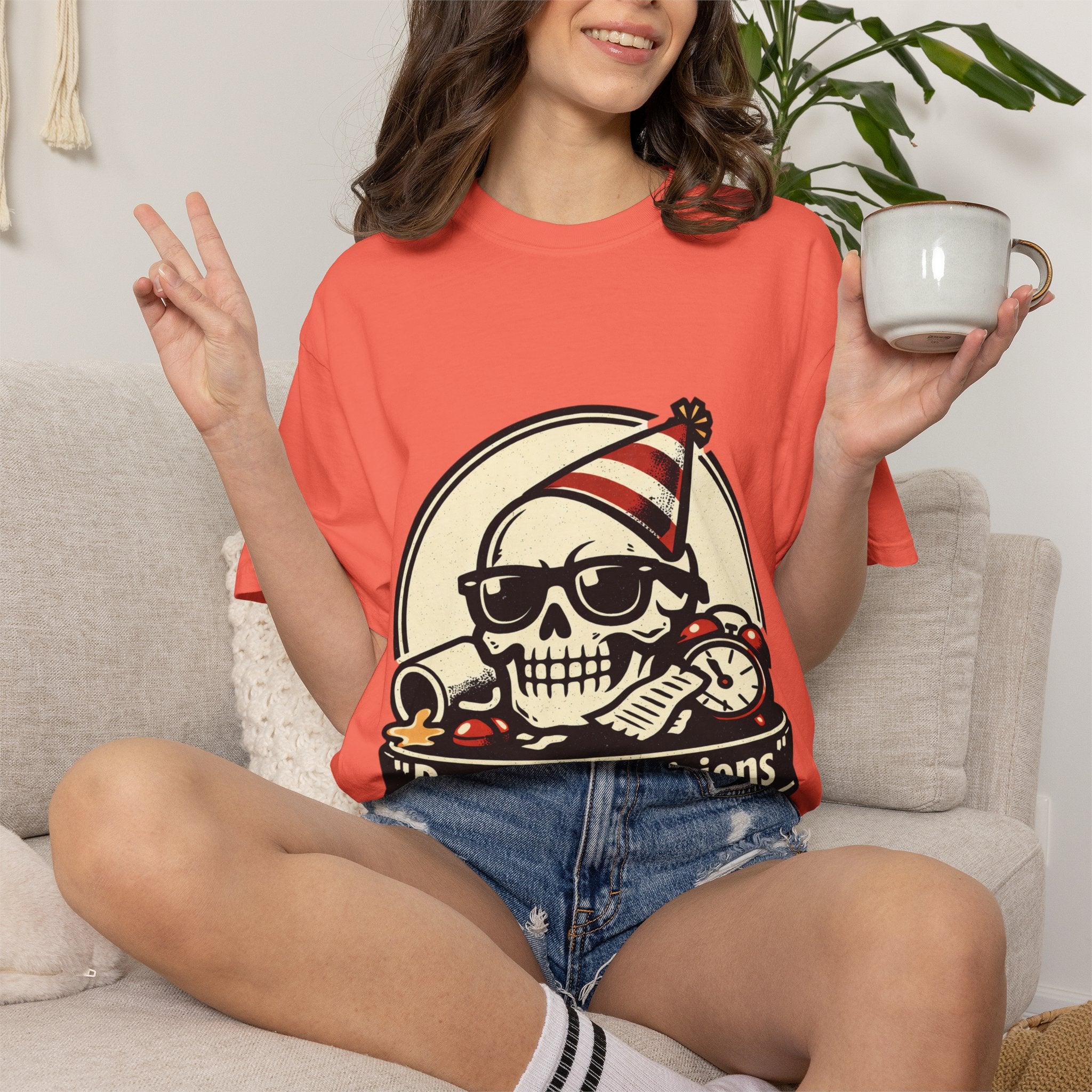 Poor Life Decisions Skull T-Shirt