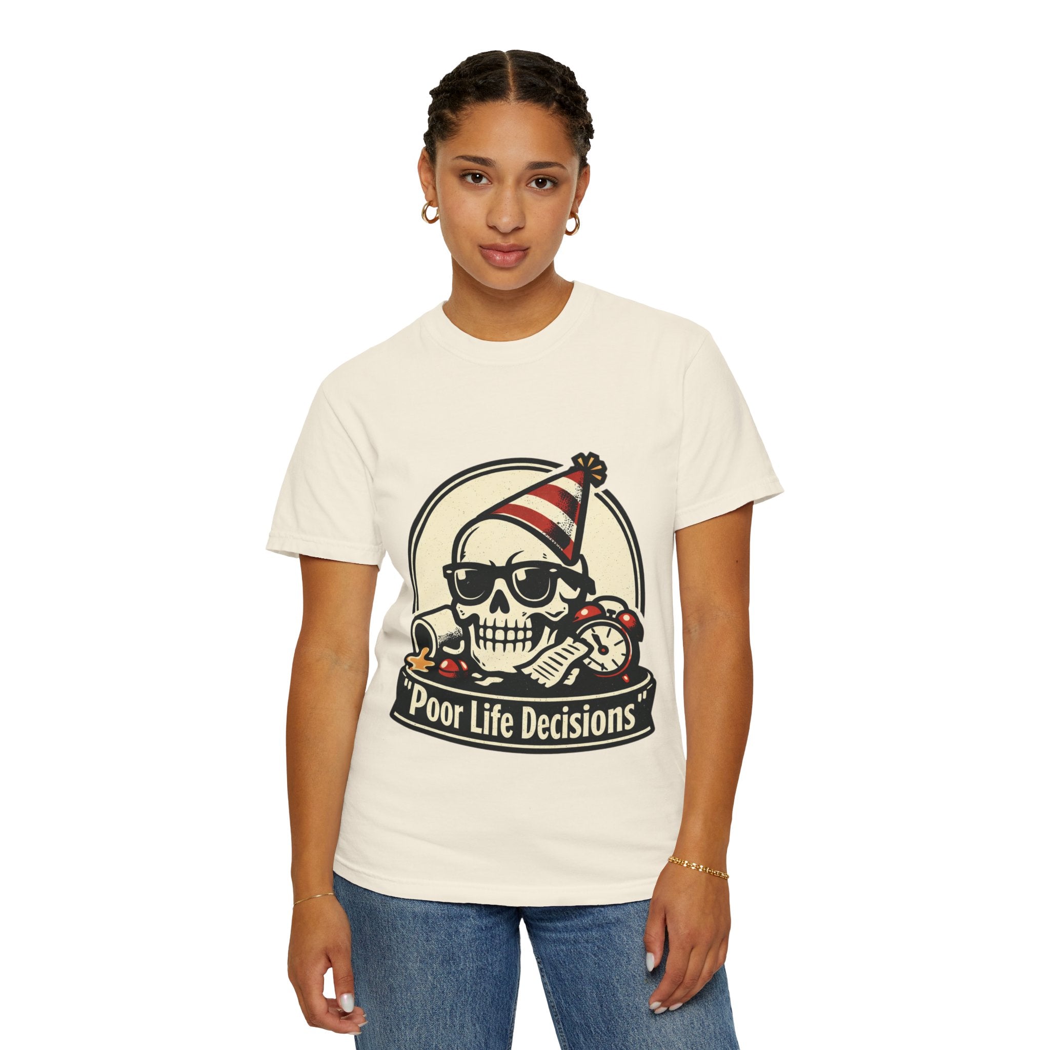 Poor Life Decisions Skull T-Shirt