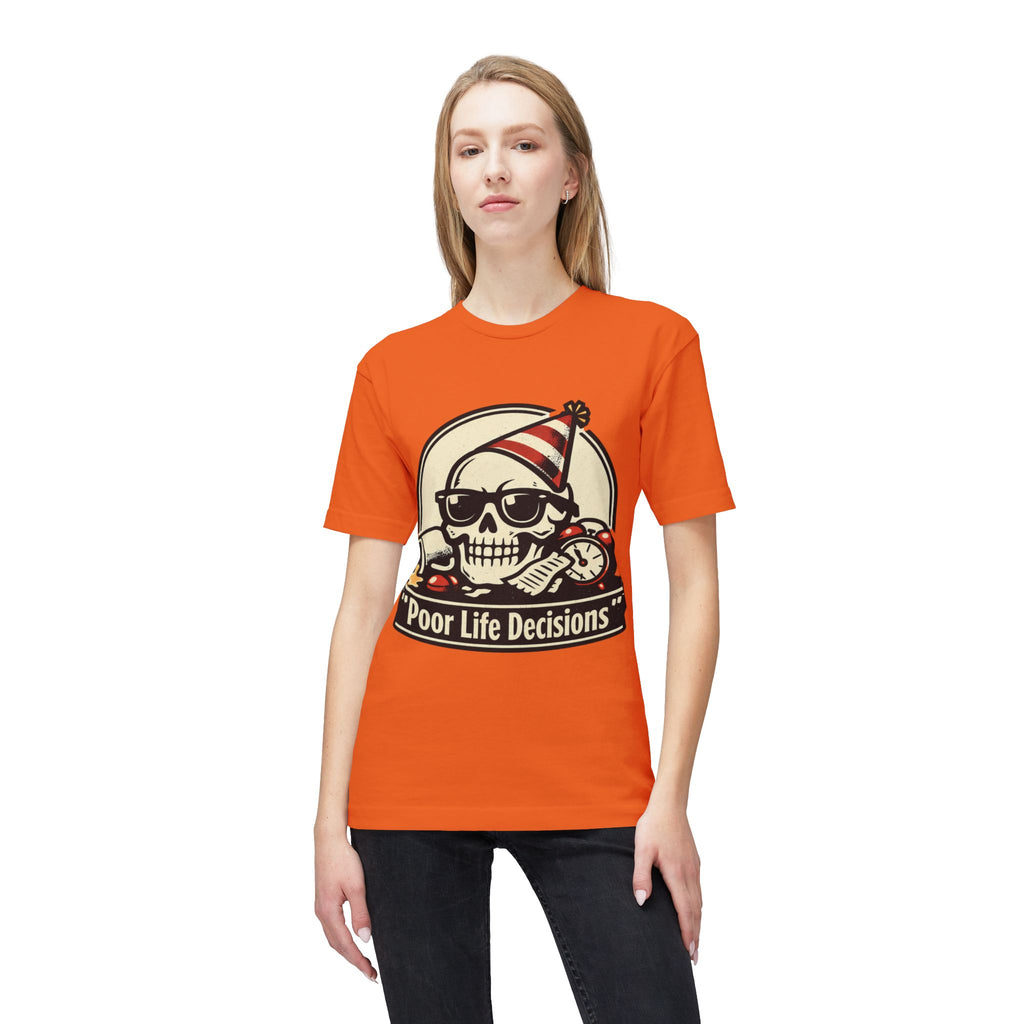 Poor Life Decisions Skull T-Shirt