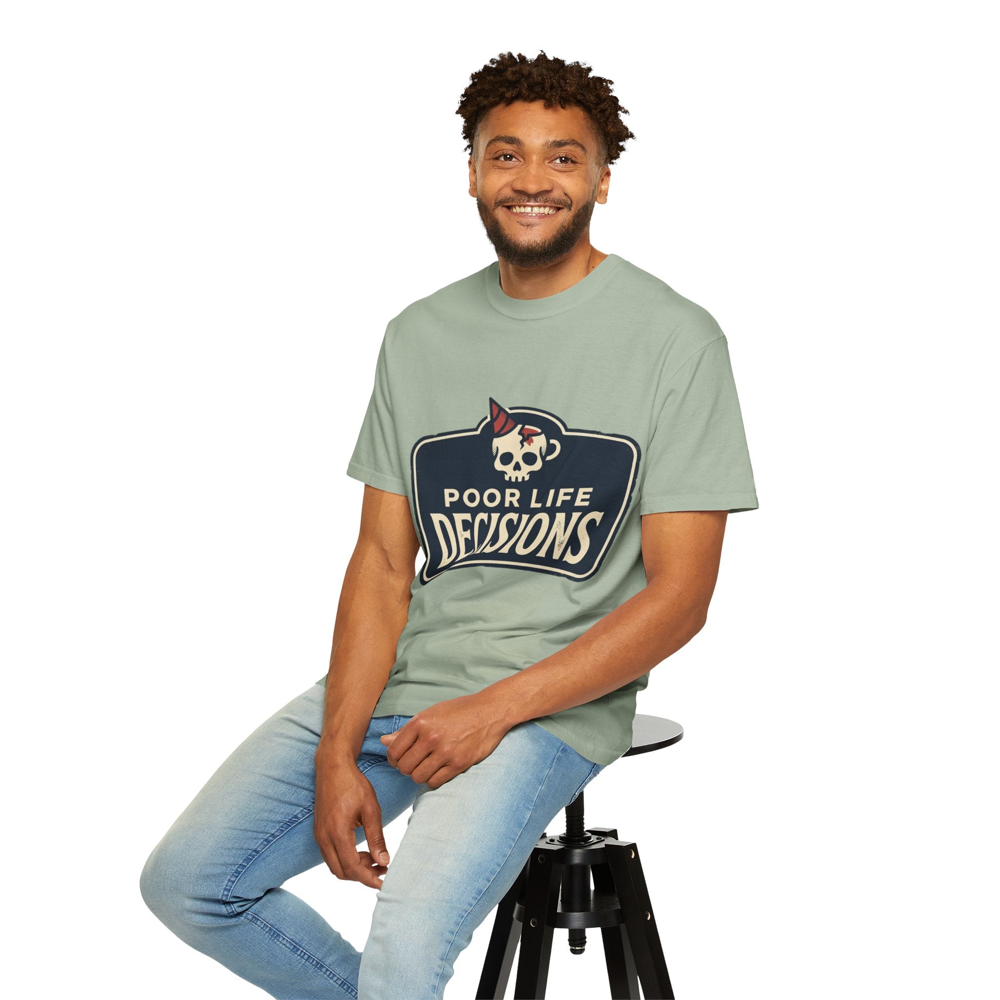 Poor Life Decisions Skull T-Shirt