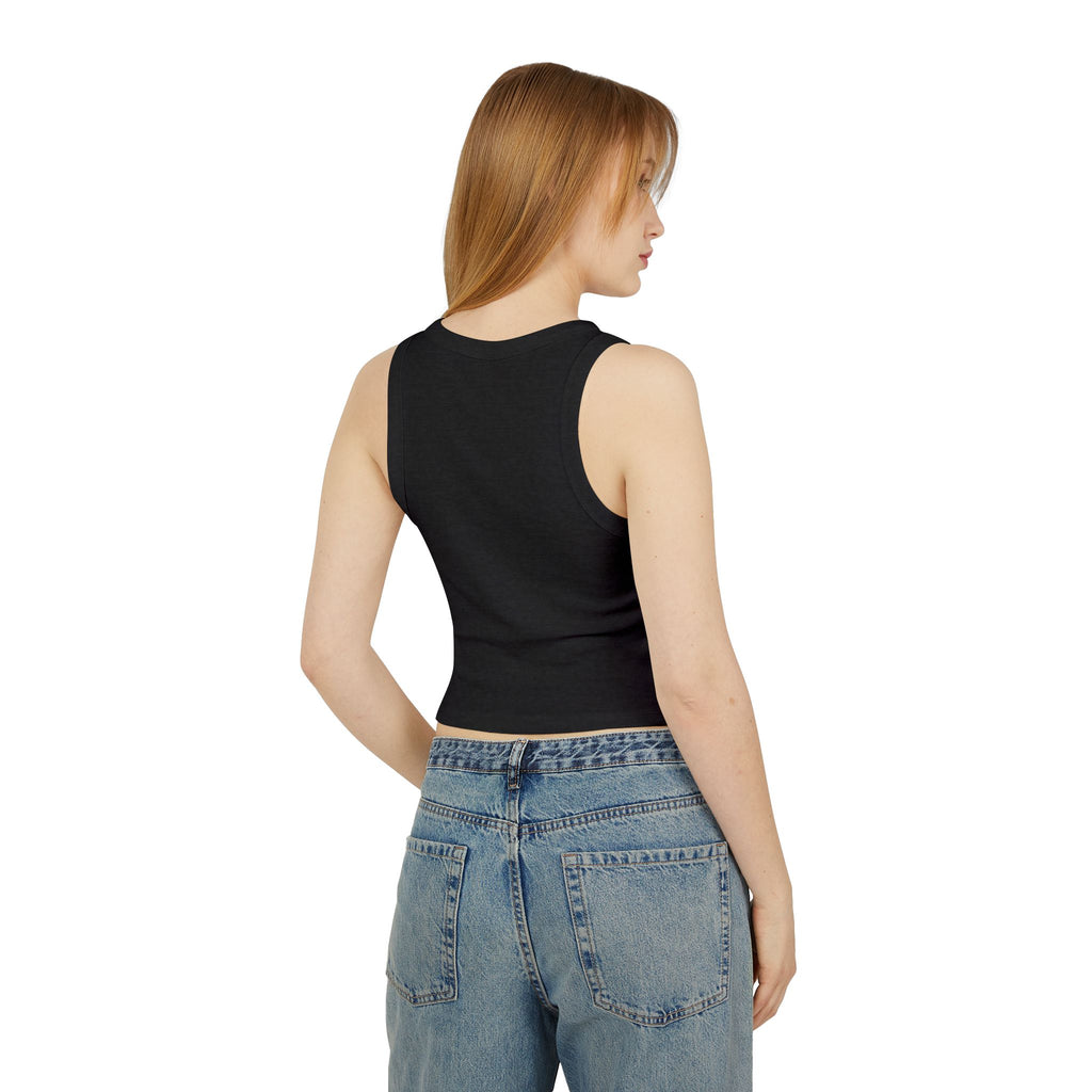 PLD 26 Gothic Crop Tank Top — Women's Racer Ribbed Tank
