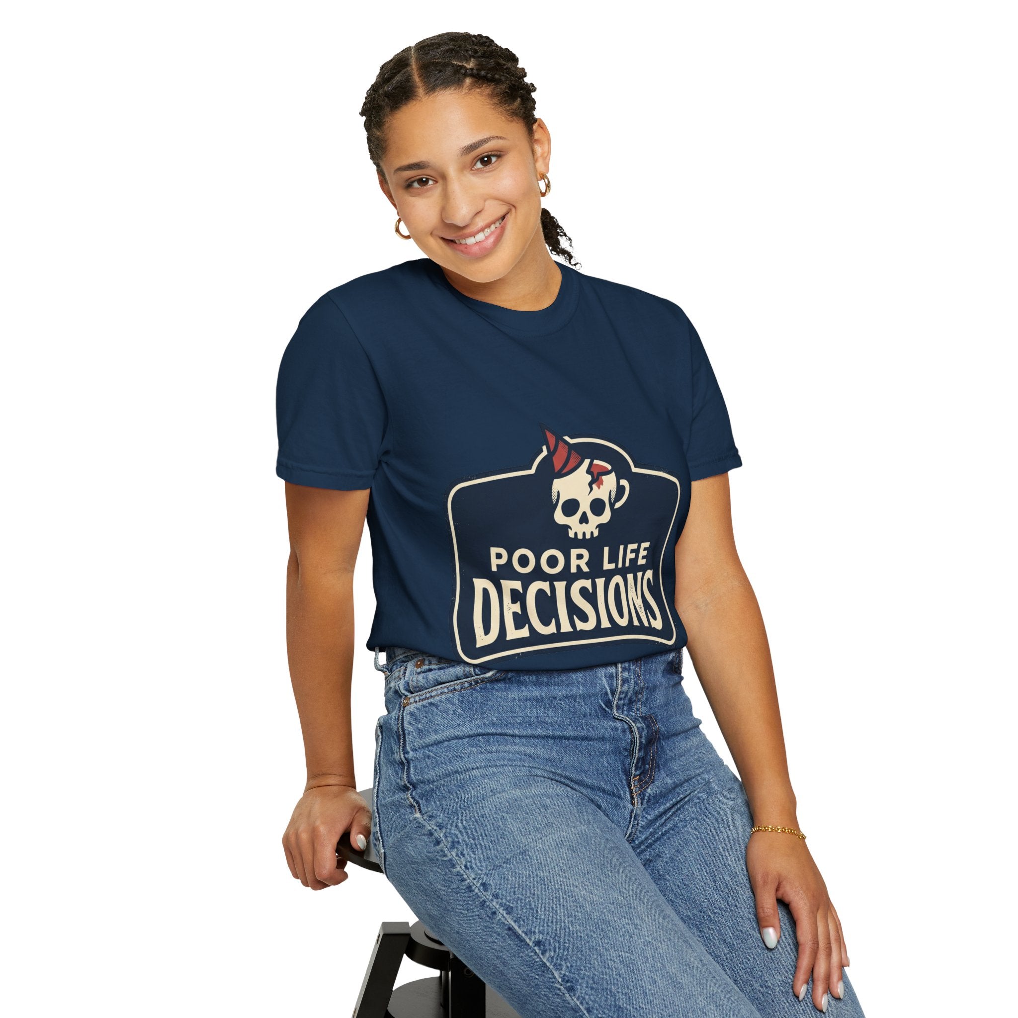 Poor Life Decisions Skull T-Shirt