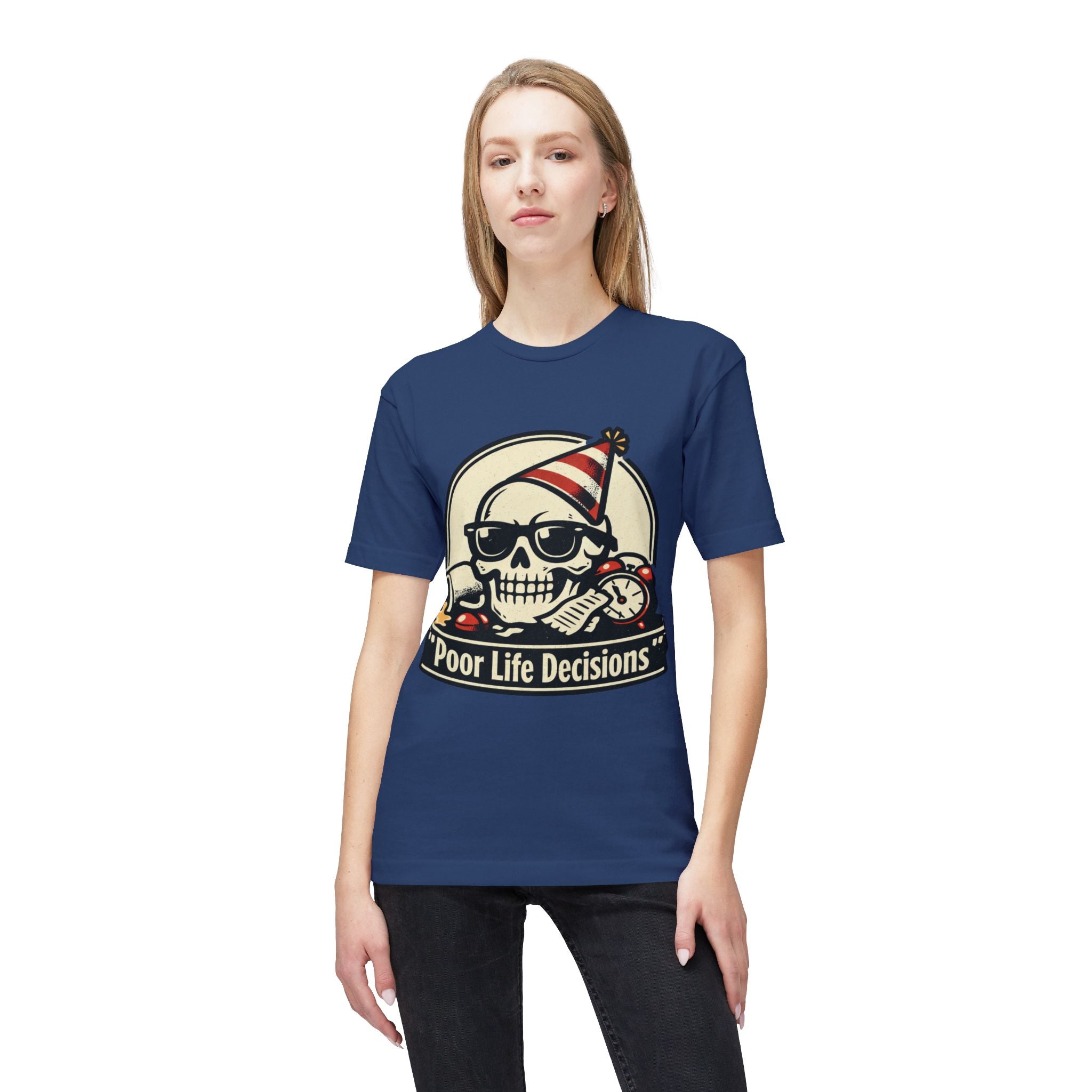Poor Life Decisions Skull T-Shirt