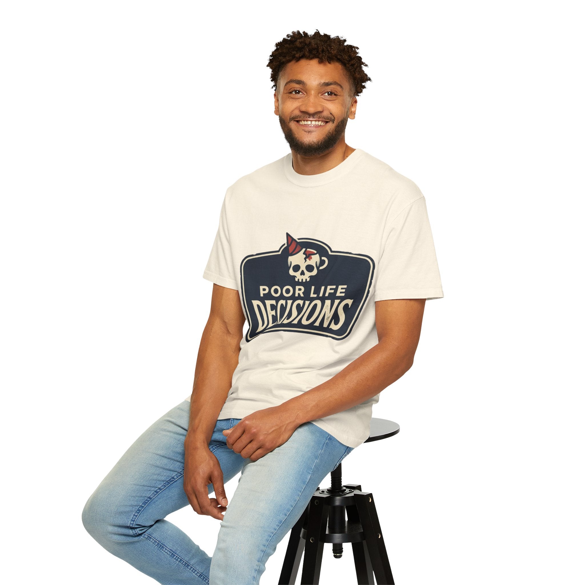 Poor Life Decisions Skull T-Shirt