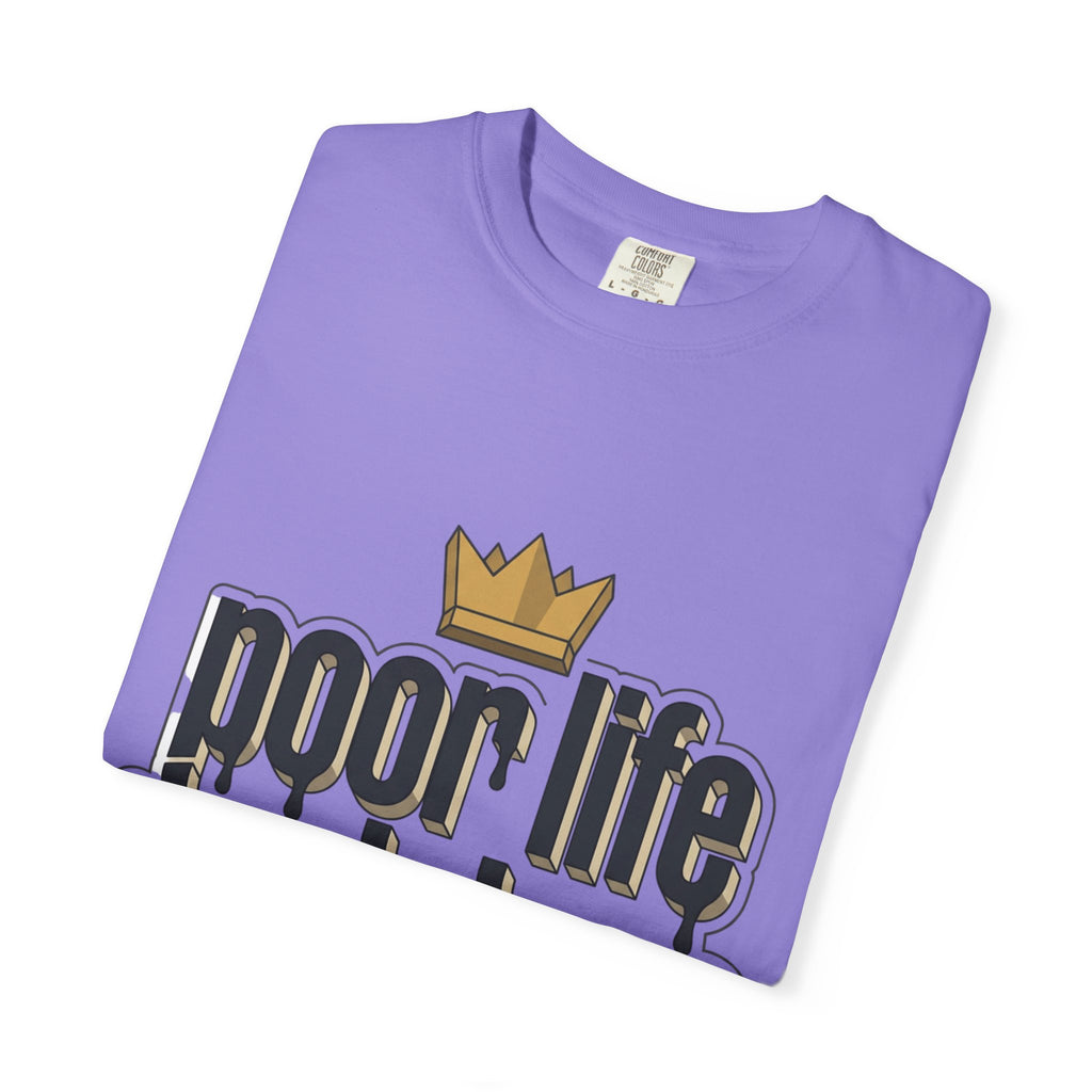 T-Shirt — "Poor Life Decisions" Crown Graphic Tee