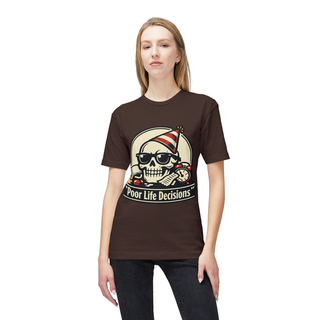 Poor Life Decisions Skull T-Shirt