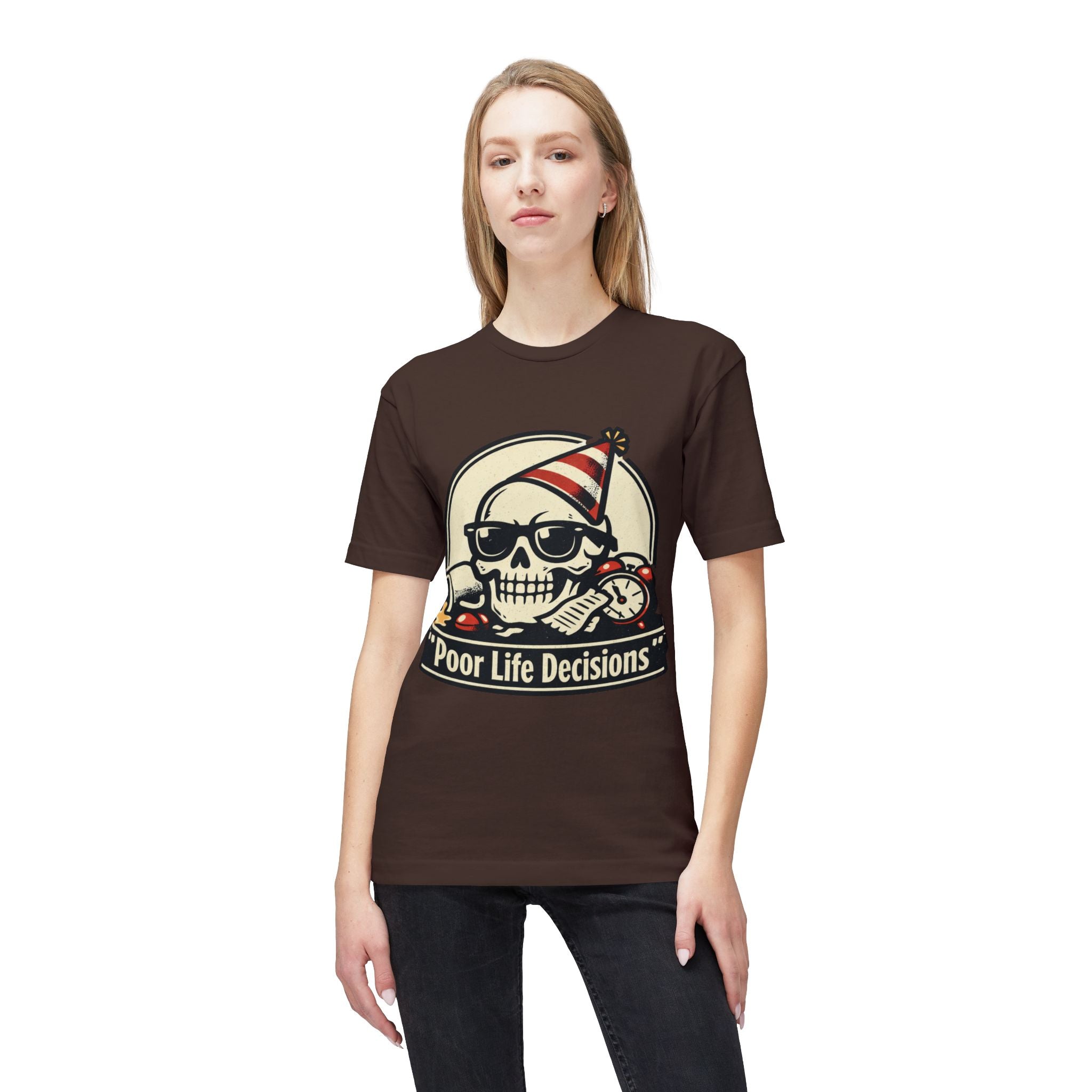 Poor Life Decisions Skull T-Shirt